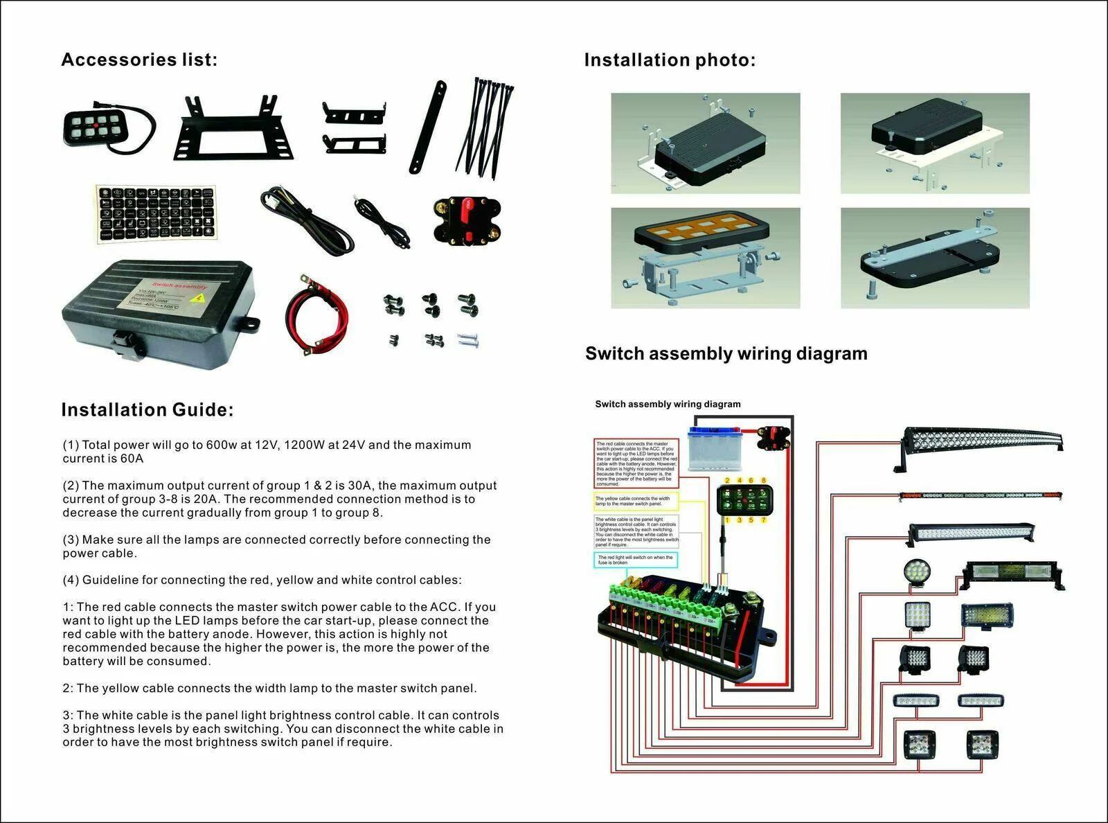 8 Gang Switch Panel and External Fuse Box - Image 7