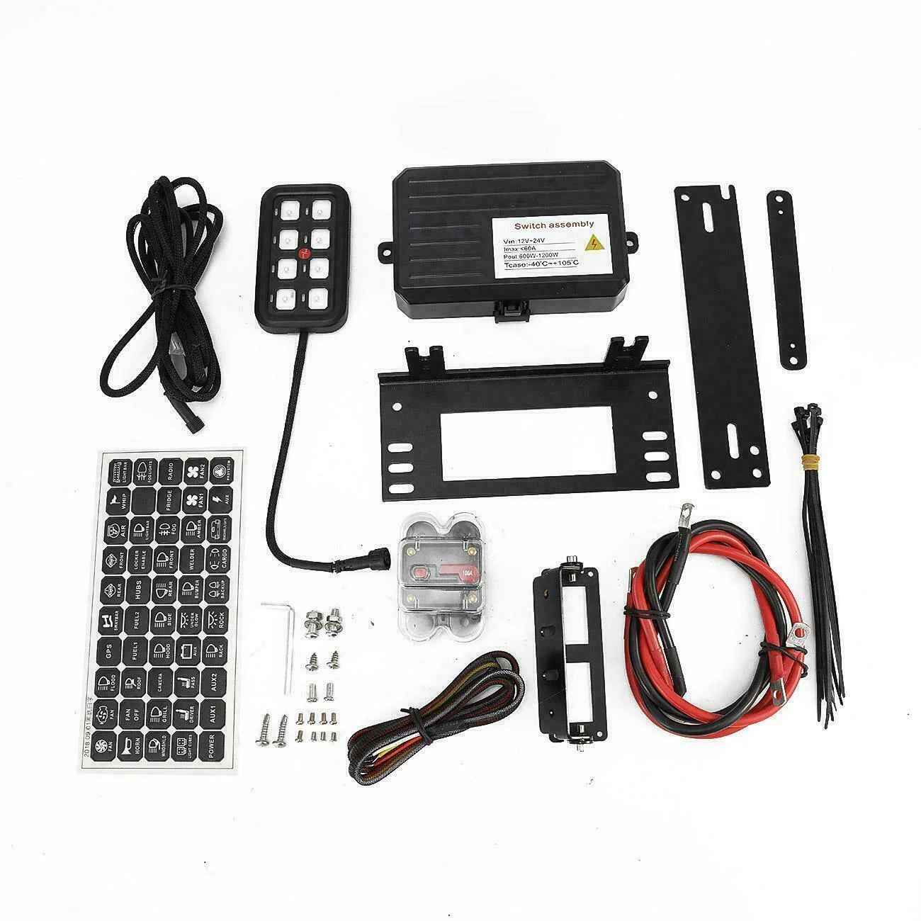 8 Gang Switch Panel and External Fuse Box - Image 8