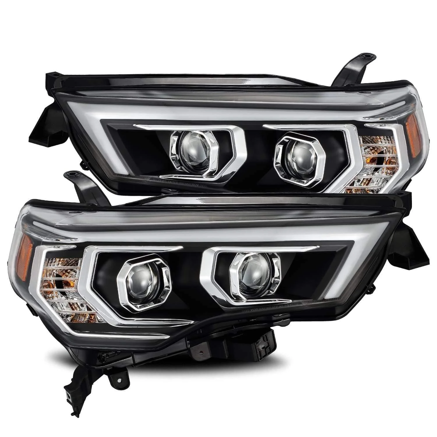 AlphaRex LUXX-Series LED Projector Headlights Jet-Black 2014+ Toyota 4Runner - Image 3