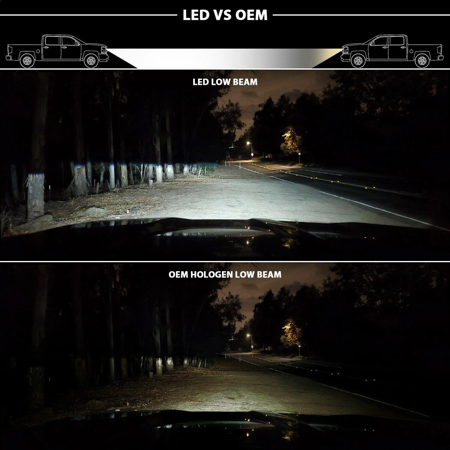 Anzo Led Plank Style Projector Headlights 2016+ Toyota Tacoma - Image 8