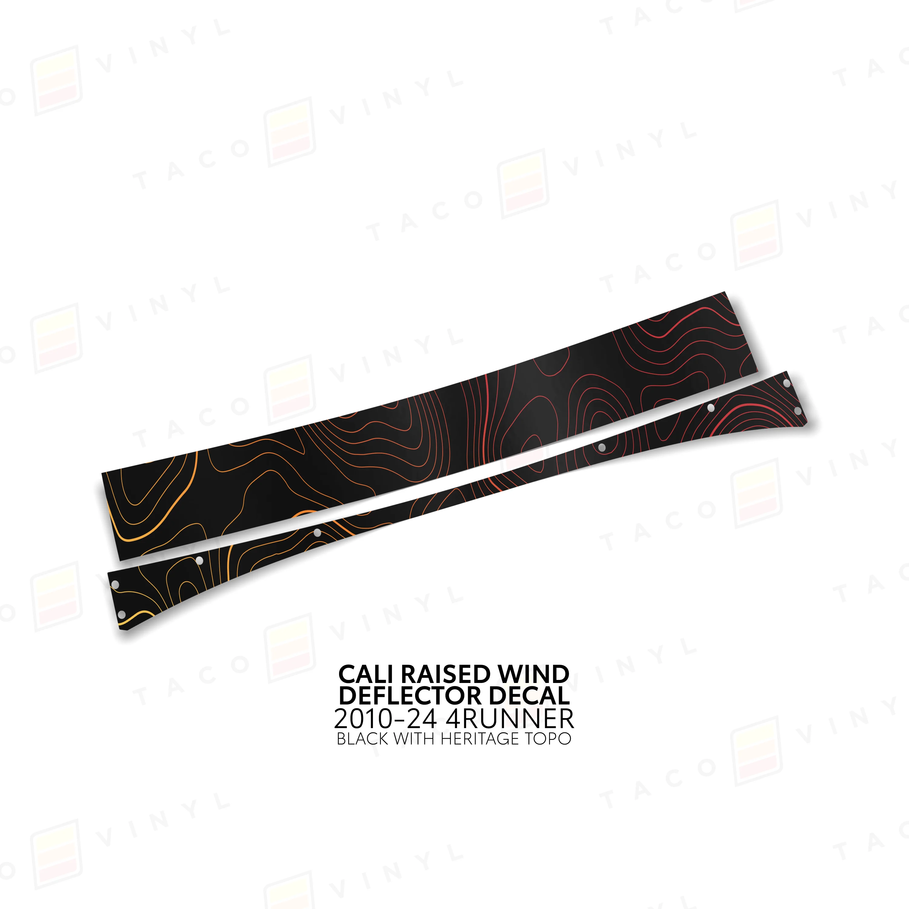 Cali Raised Wind Deflector Decal - Image 3