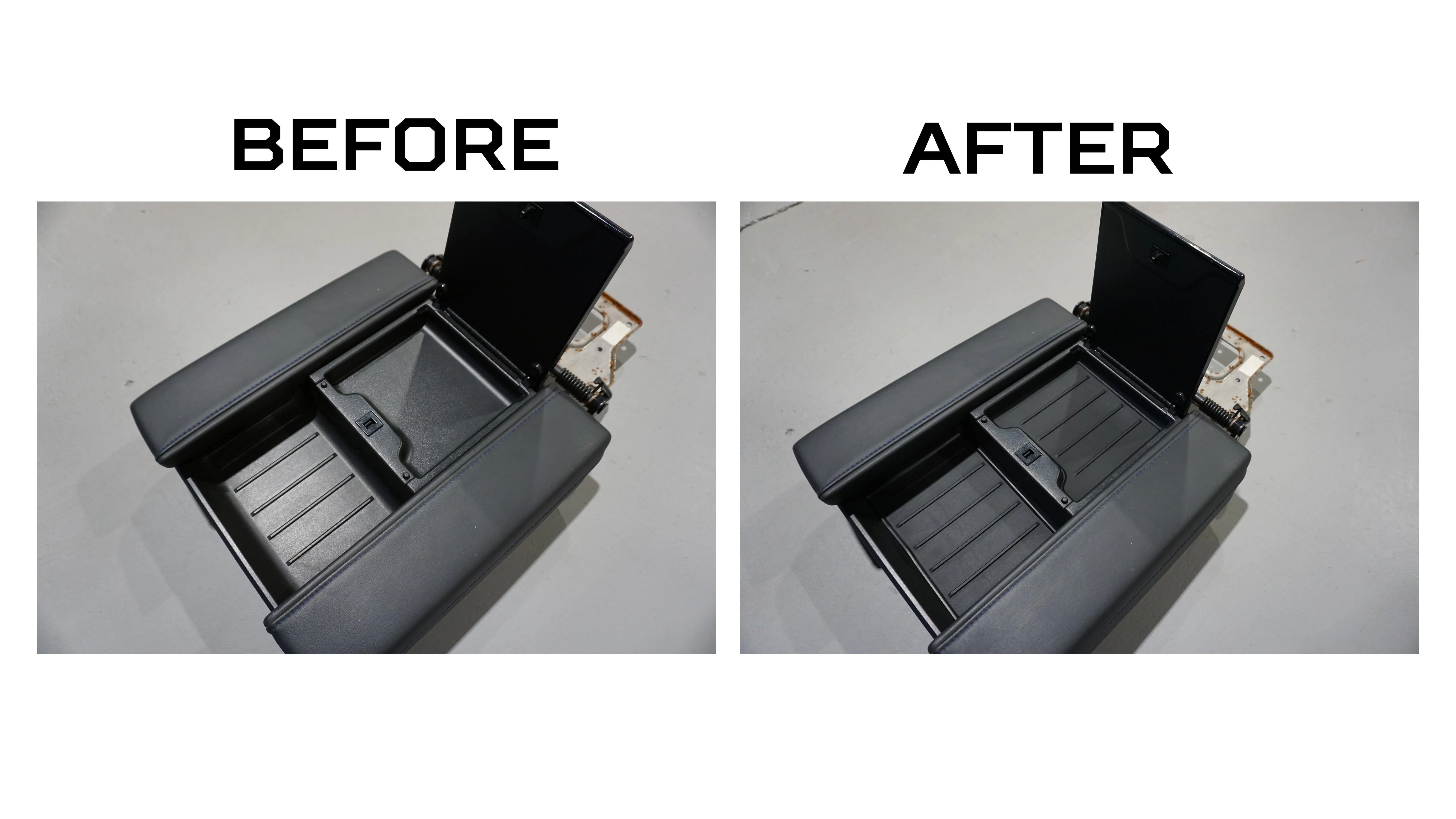 Center Console Tray Liner (2022+ Tundra Platinum) - 1PC BLACK - Image 3