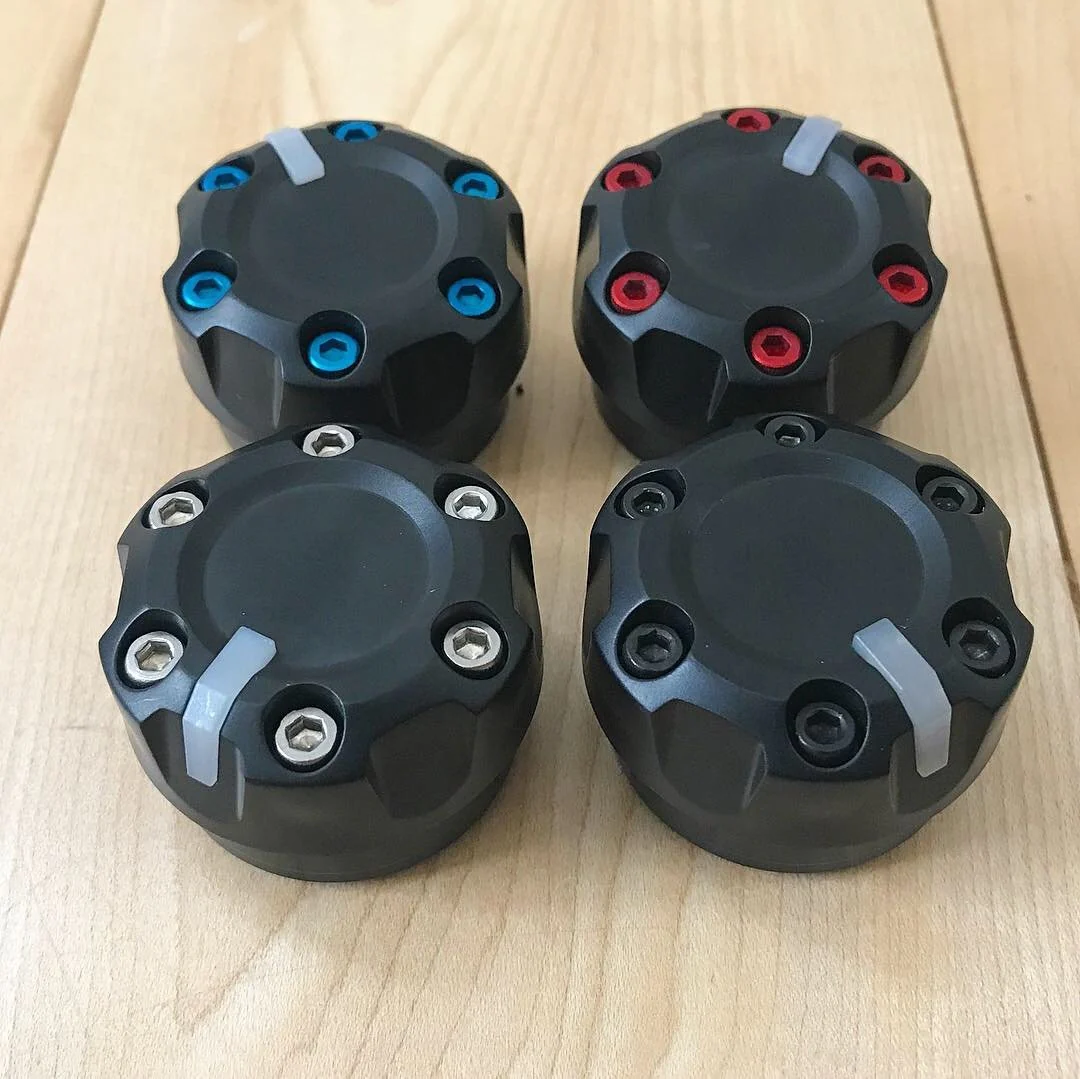 Climate Knobs (2005-2015 Tacoma) - 4 PACK - RED - Image 7