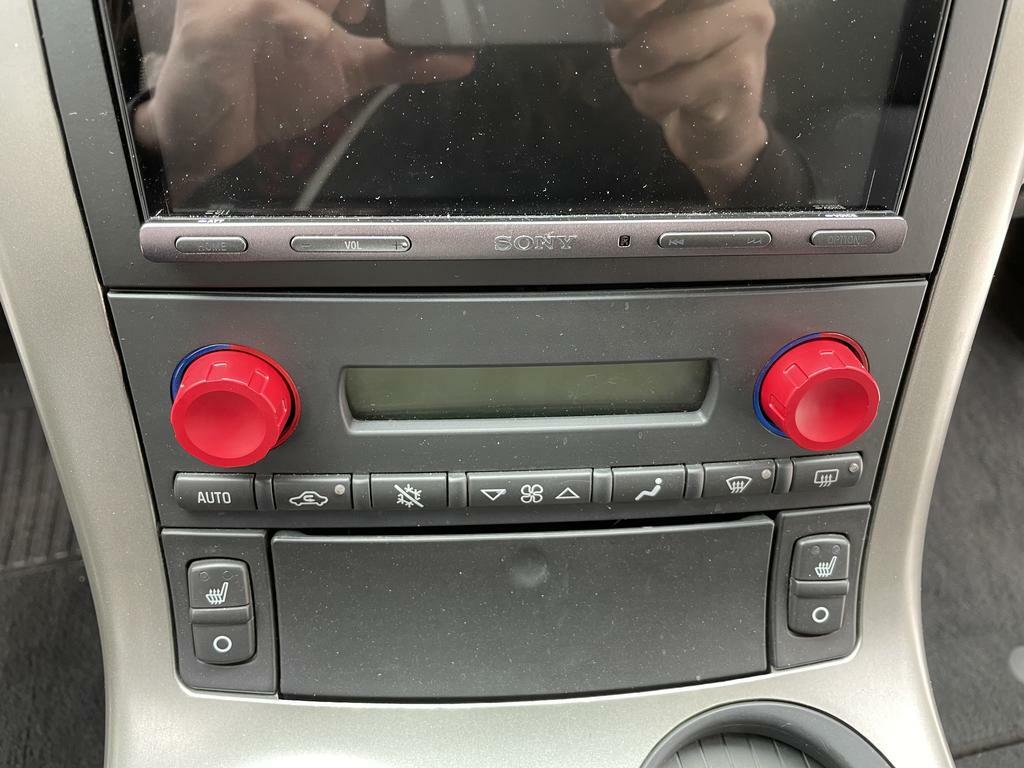 Climate Knobs (C6 Corvette) - RED - Image 4