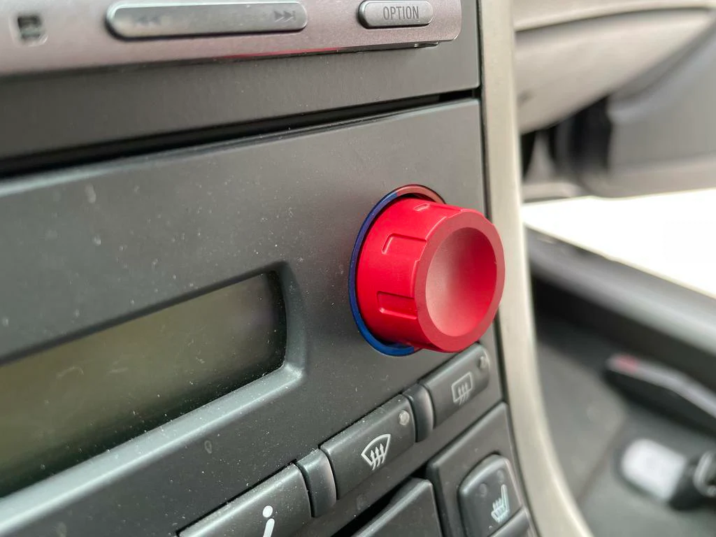 Climate Knobs (C6 Corvette) - RED - Image 6