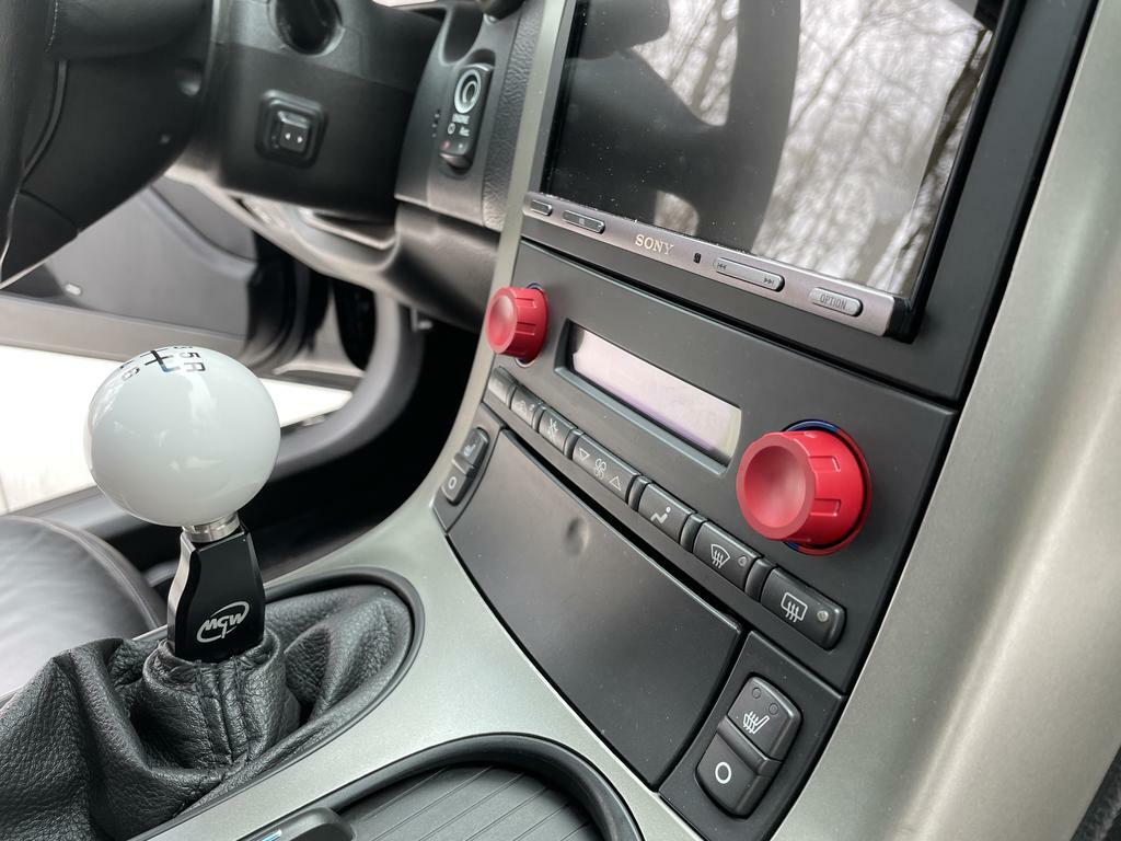 Climate Knobs (C6 Corvette) - RED - Image 7