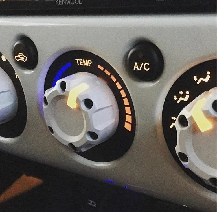 Climate Knobs (FJ Cruiser) - WHITE - Image 13