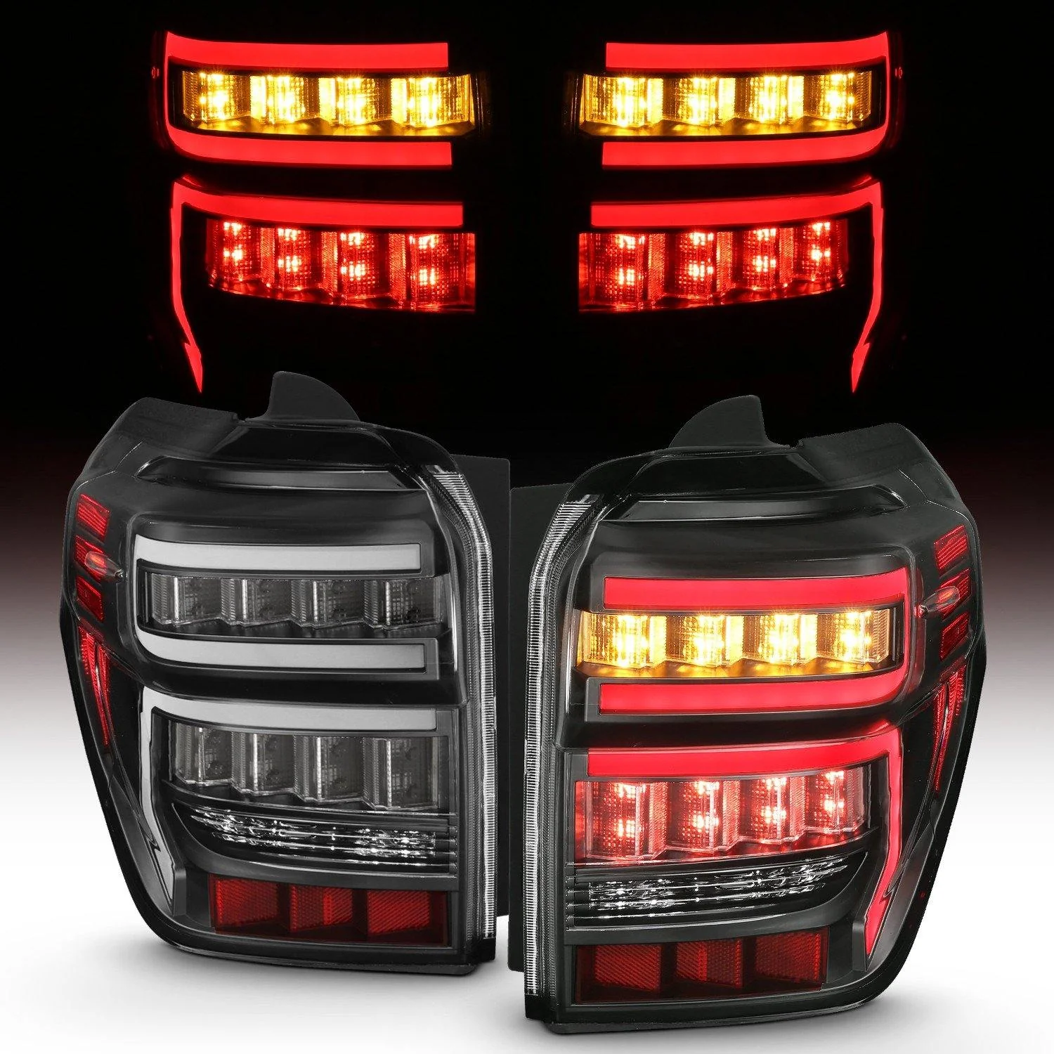Custom Rear LED Tail Light Black Housing - 2014+ Toyota 4Runner - Image 7