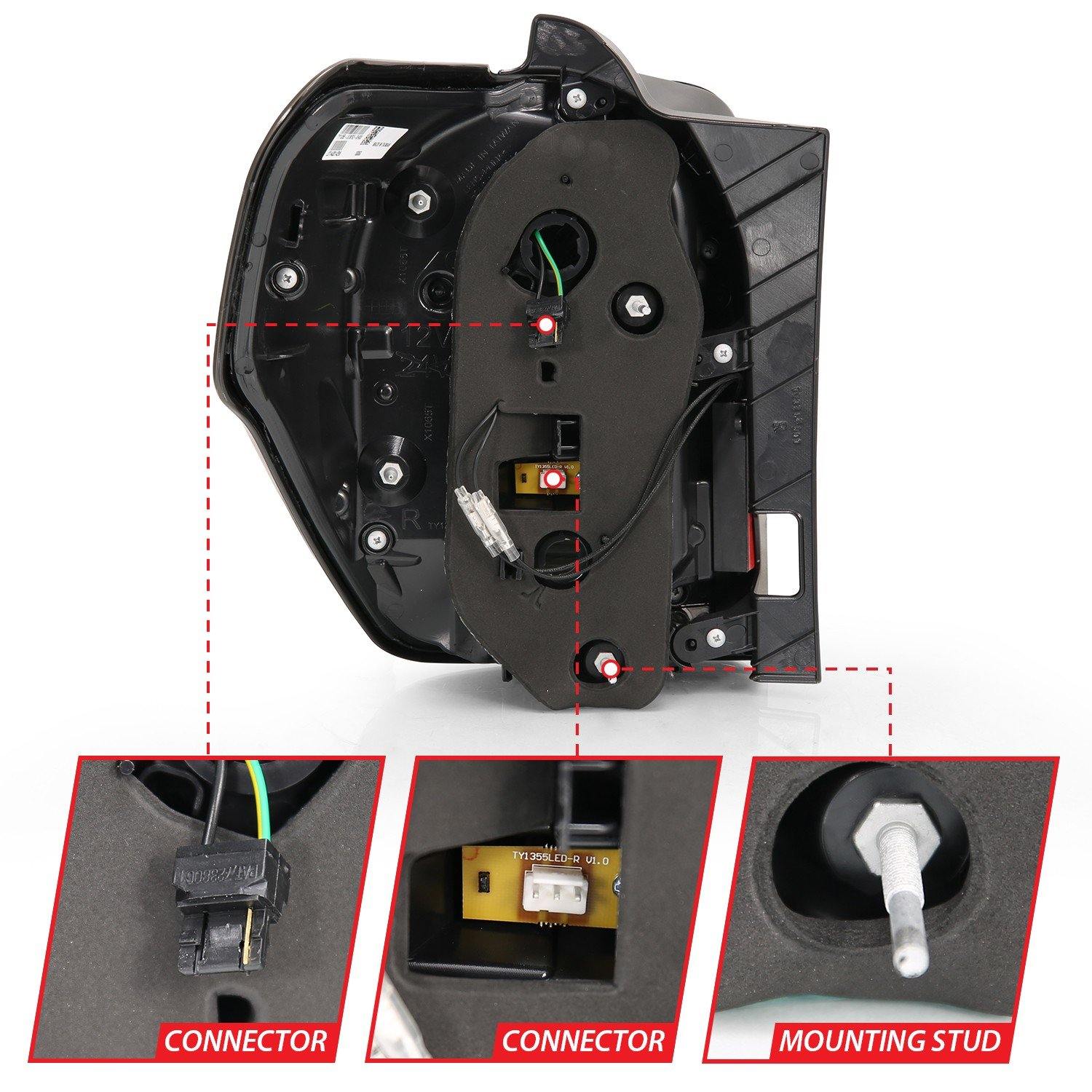 Custom Rear LED Tail Light Black Housing - 2014+ Toyota 4Runner - Image 9