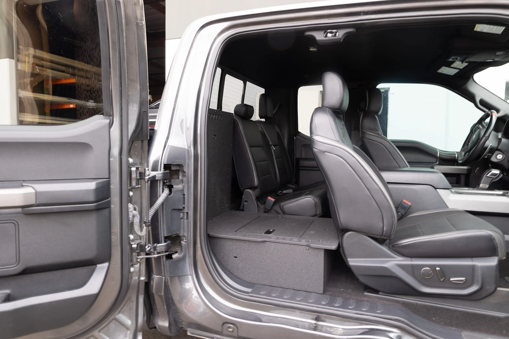 Ford F150 2015-Present 13th & 14th Gen. SuperCab - Second Row Seat Delete Plate System - Image 12