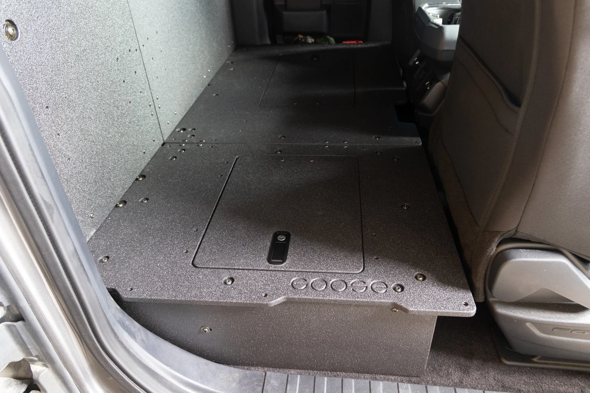 Ford F150 2015-Present 13th & 14th Gen. SuperCab - Second Row Seat Delete Plate System - Image 7