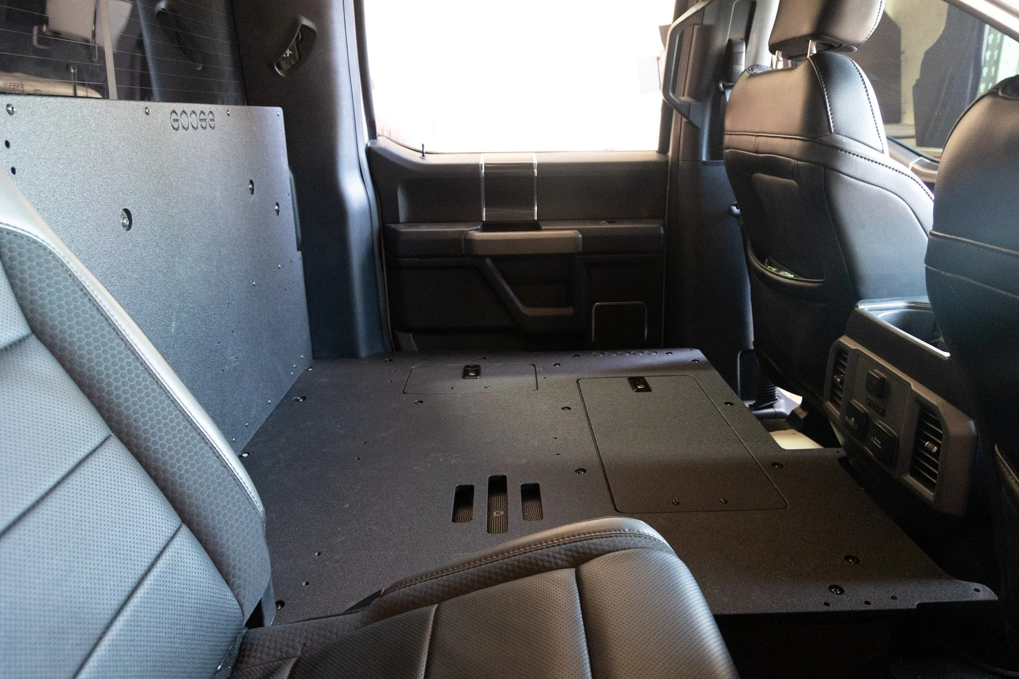 Ford F150 Raptor 2015-2020 2nd Gen. SuperCrew - Second Row Seat Delete Plate System - Image 6