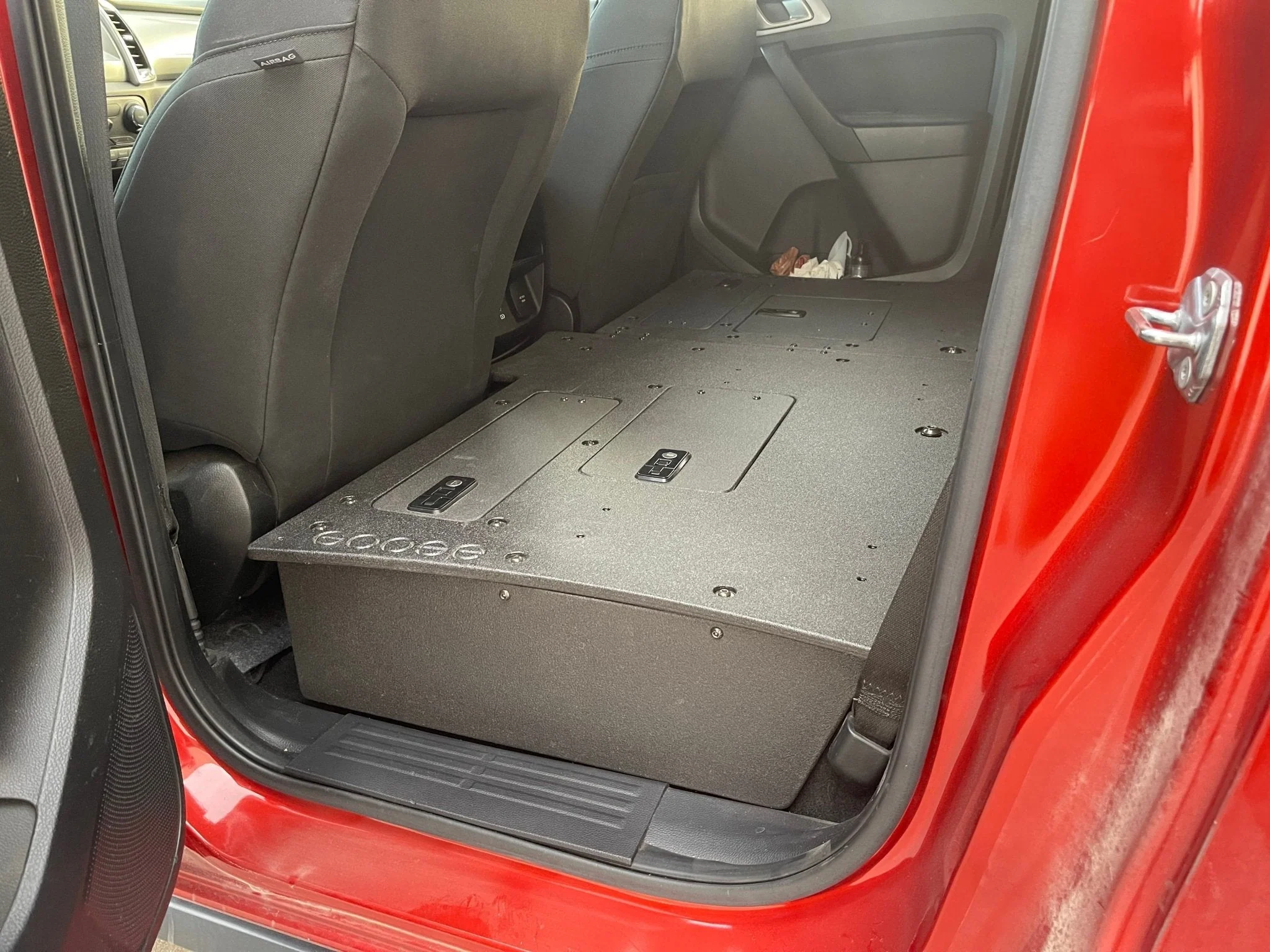 Ford Ranger 2019-2023 4th Gen. Super Crew - 100% Second Row Seat Delete Plate System - Image 6
