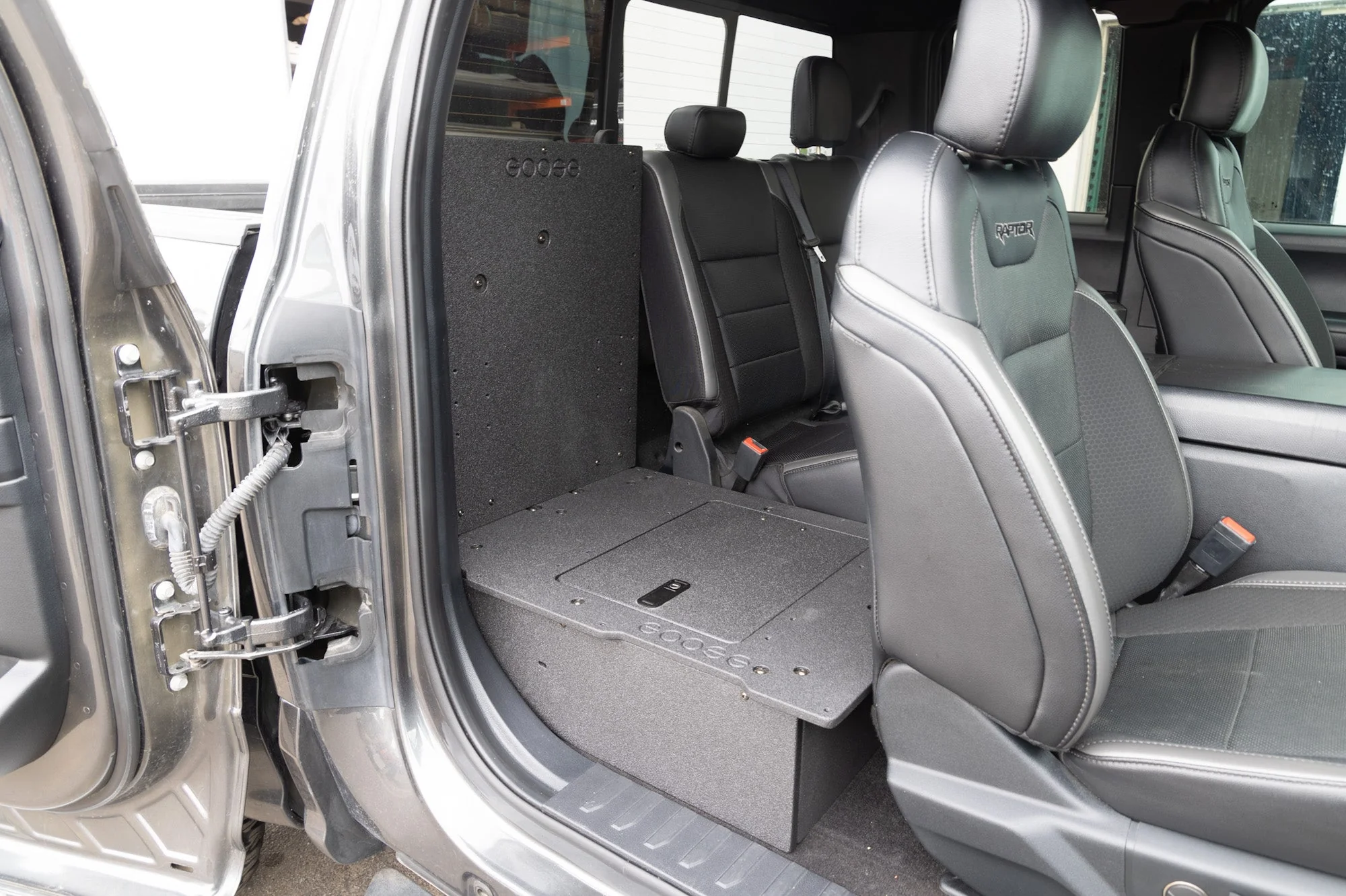 Ford Super Duty F250-F550 2017-Present 4th & 5th Gen. Super Cab - Second Row Seat Delete Plate System - Image 3