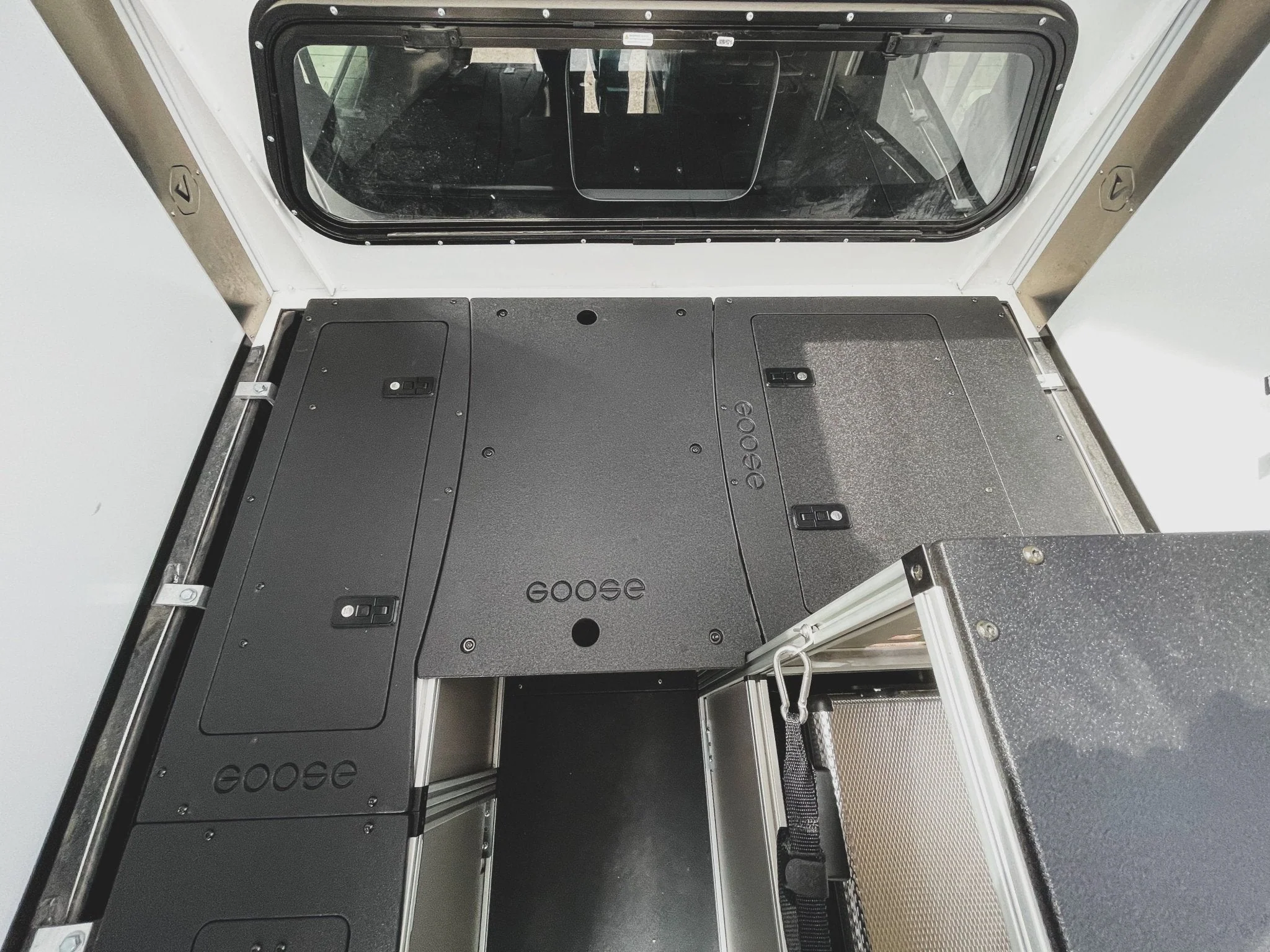 Goose Gear Camper System - Midsize Truck 5Ft Bed - Passenger Side Front Utility Module - Image 2