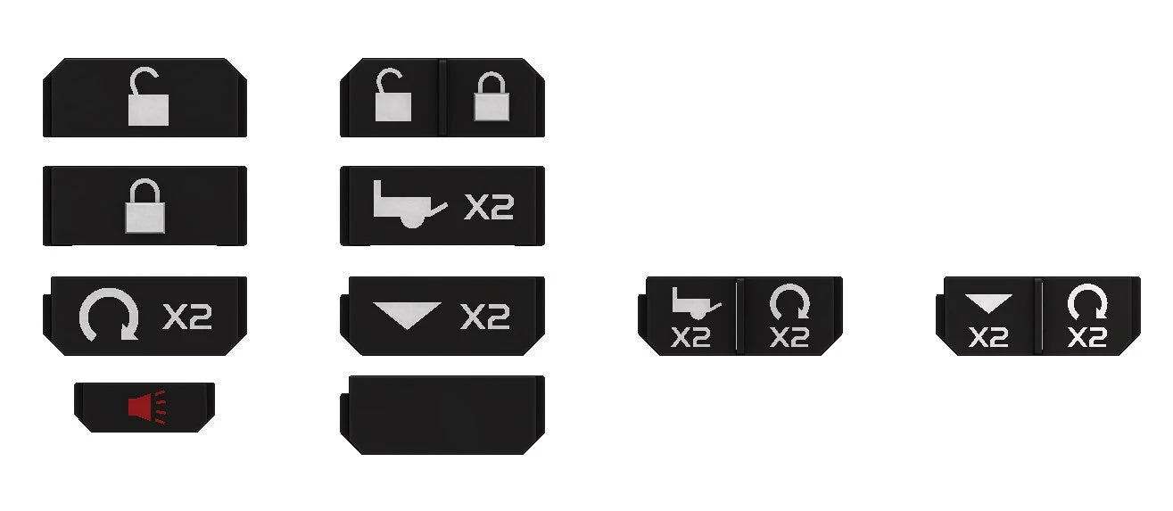 Injection Fob IF021 (2019+ RAM) - WHITE - Image 5