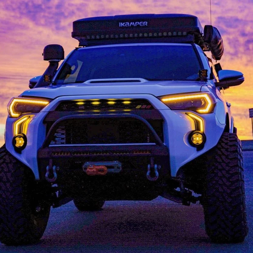 LED DRL Fog Light Fang Bezel Kit for 4Runner (2014-2024) - Image 7