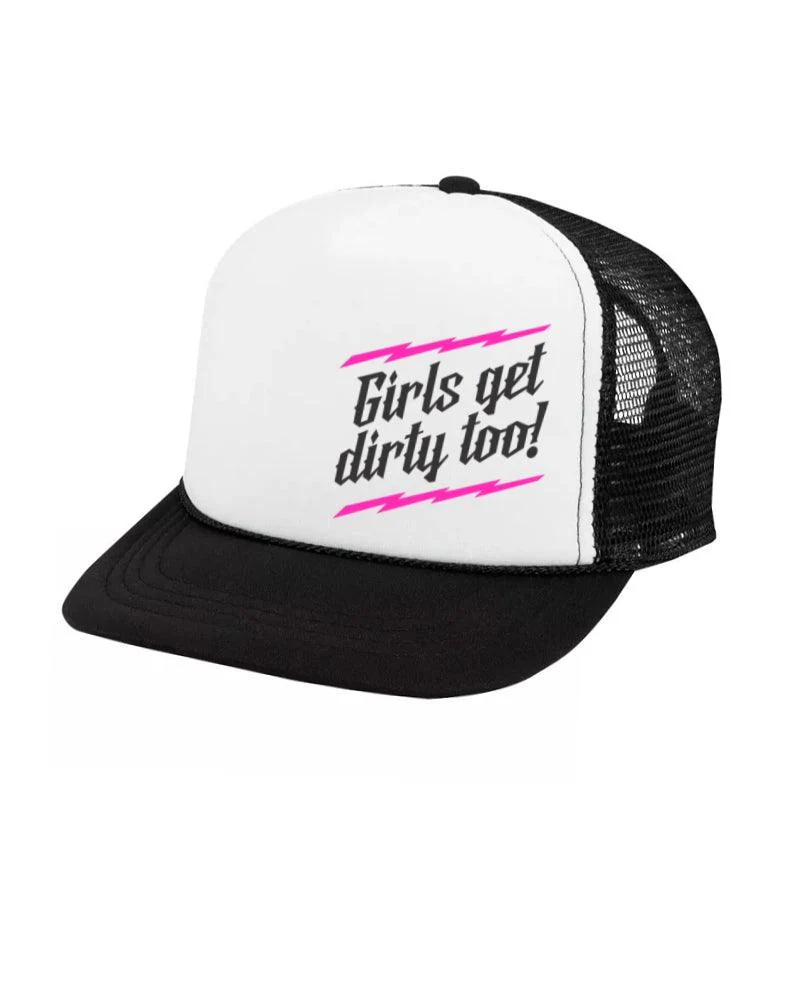 Lightning Trucker Hat - Black/White - Image 3