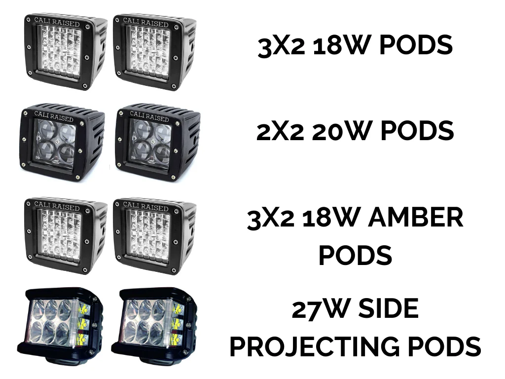 Low Profile Ditch Light Brackets Kit For 2016-2023 Toyota Tacoma - Image 4