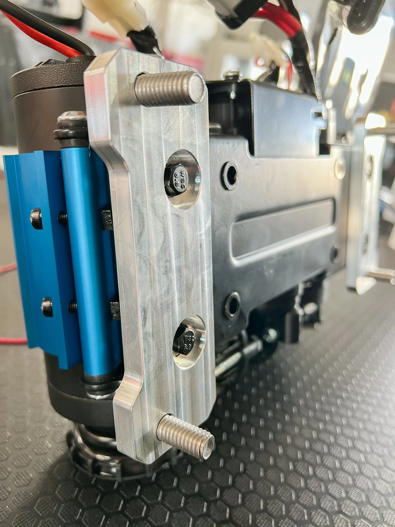 Machined Billet 6061 Aluminum ARB Twin Compressor to winch plate adapters - Image 6
