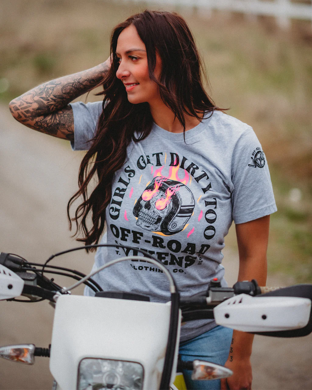 Moto Head Unisex Tee - Image 7