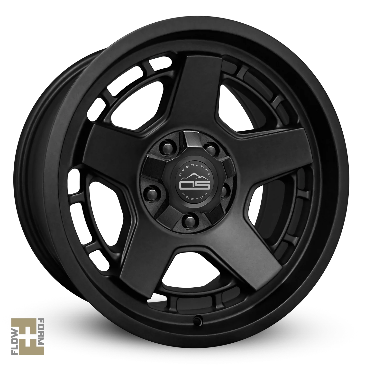 Overland Sector Atlas 17x9 -12 5x114.3/5x127mm 71.5mm Satin Black
