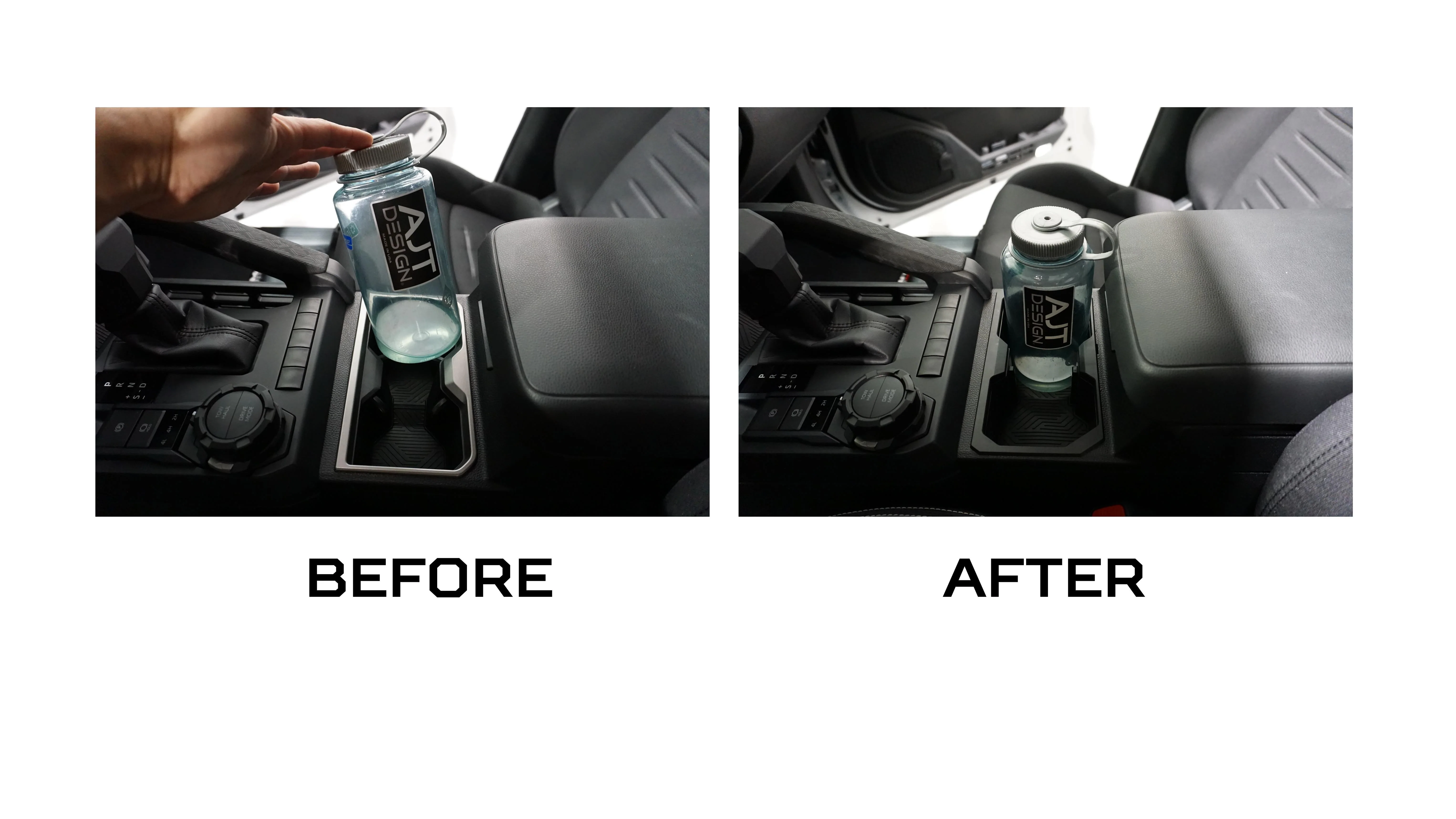 Oversize Cup Holder (2024+ Tacoma) - SOLAR OCTANE/BLACK - Image 7