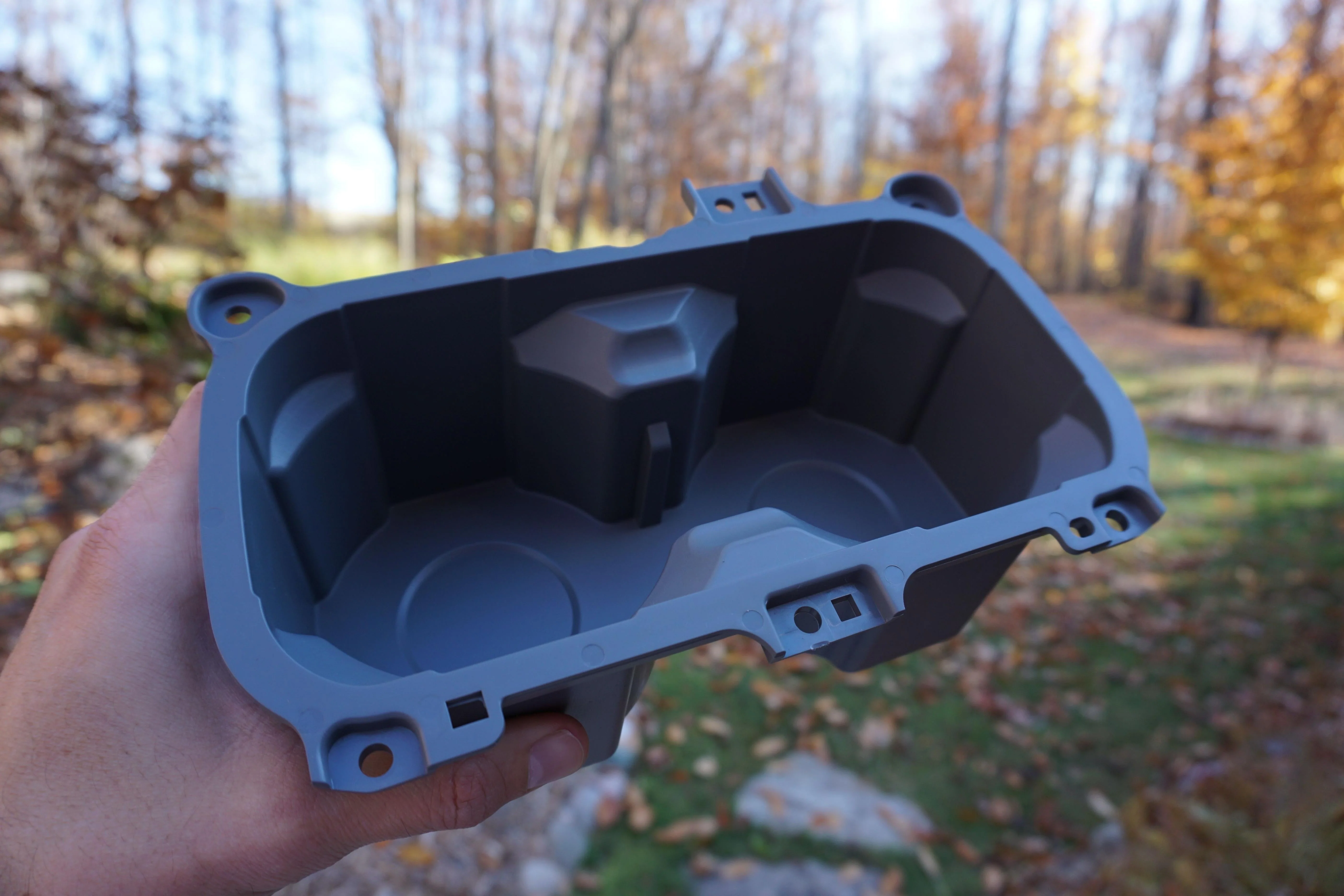 Oversize Cup Holder with Tray (2016-2023 Tacoma) - CEMENT - Image 5