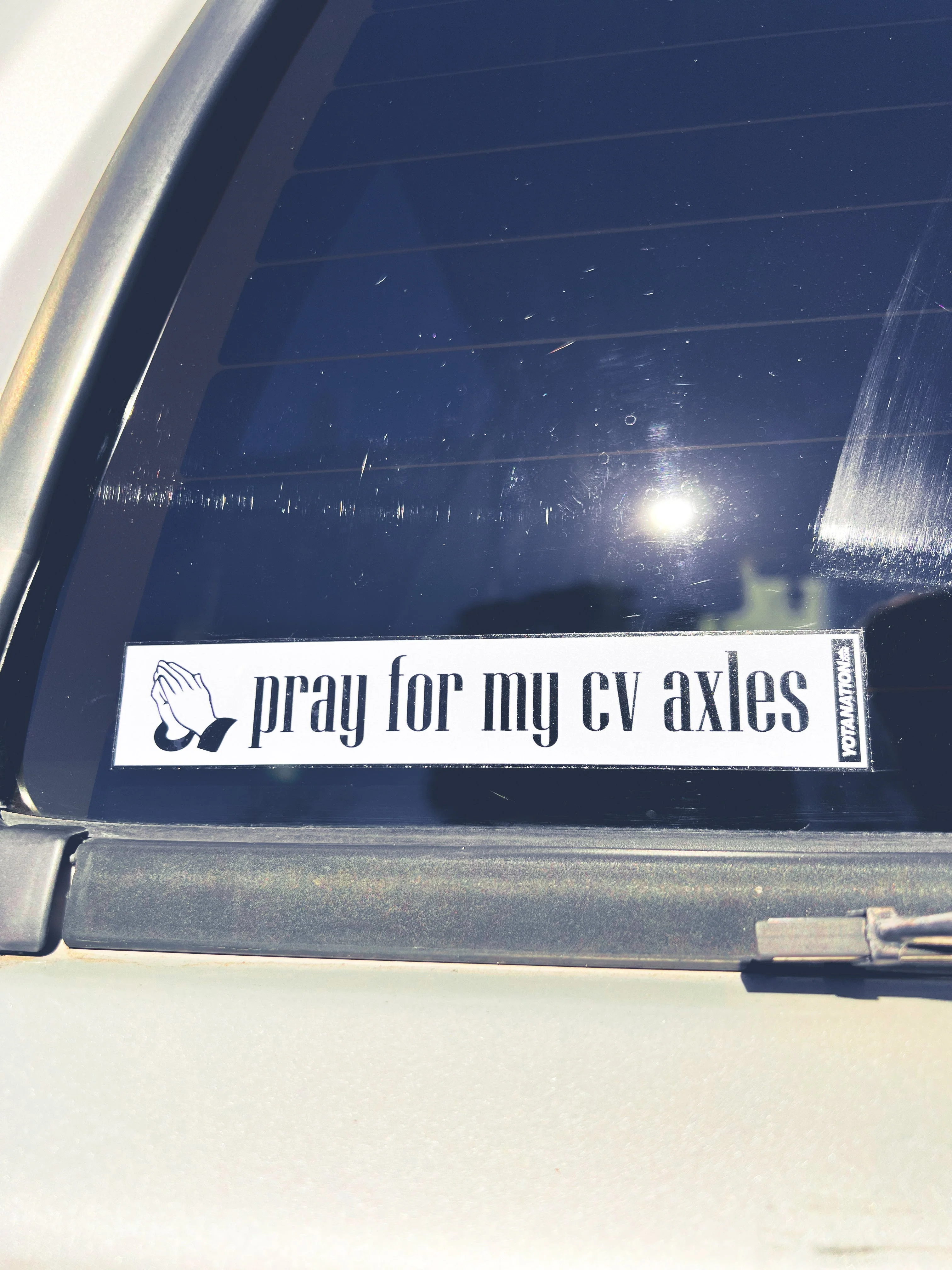 Pray for my CV Axles Sticker - Image 2