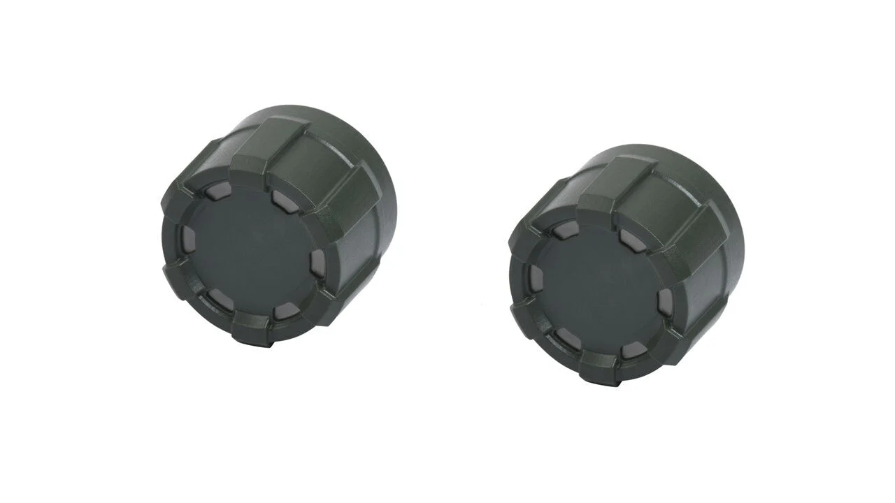 Radio Knobs (2016-2019 Tacoma) - ARMY GREEN