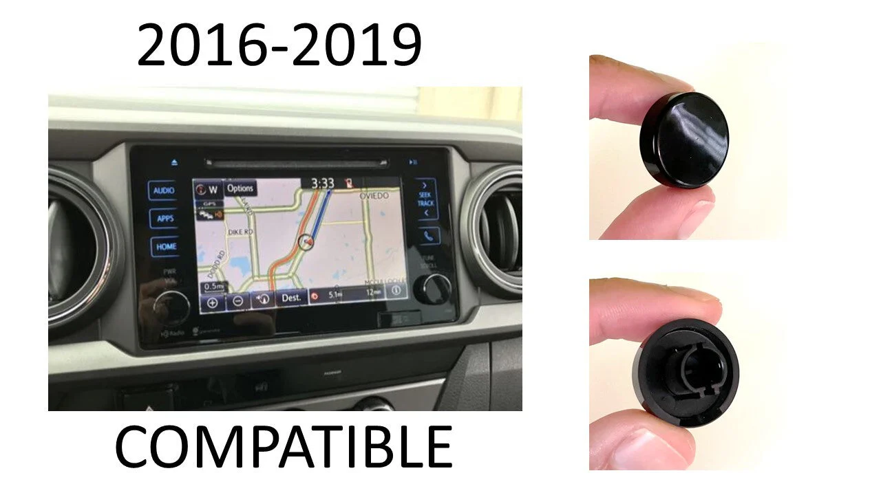 Radio Knobs (2016-2019 Tacoma) - BLACK - Image 7
