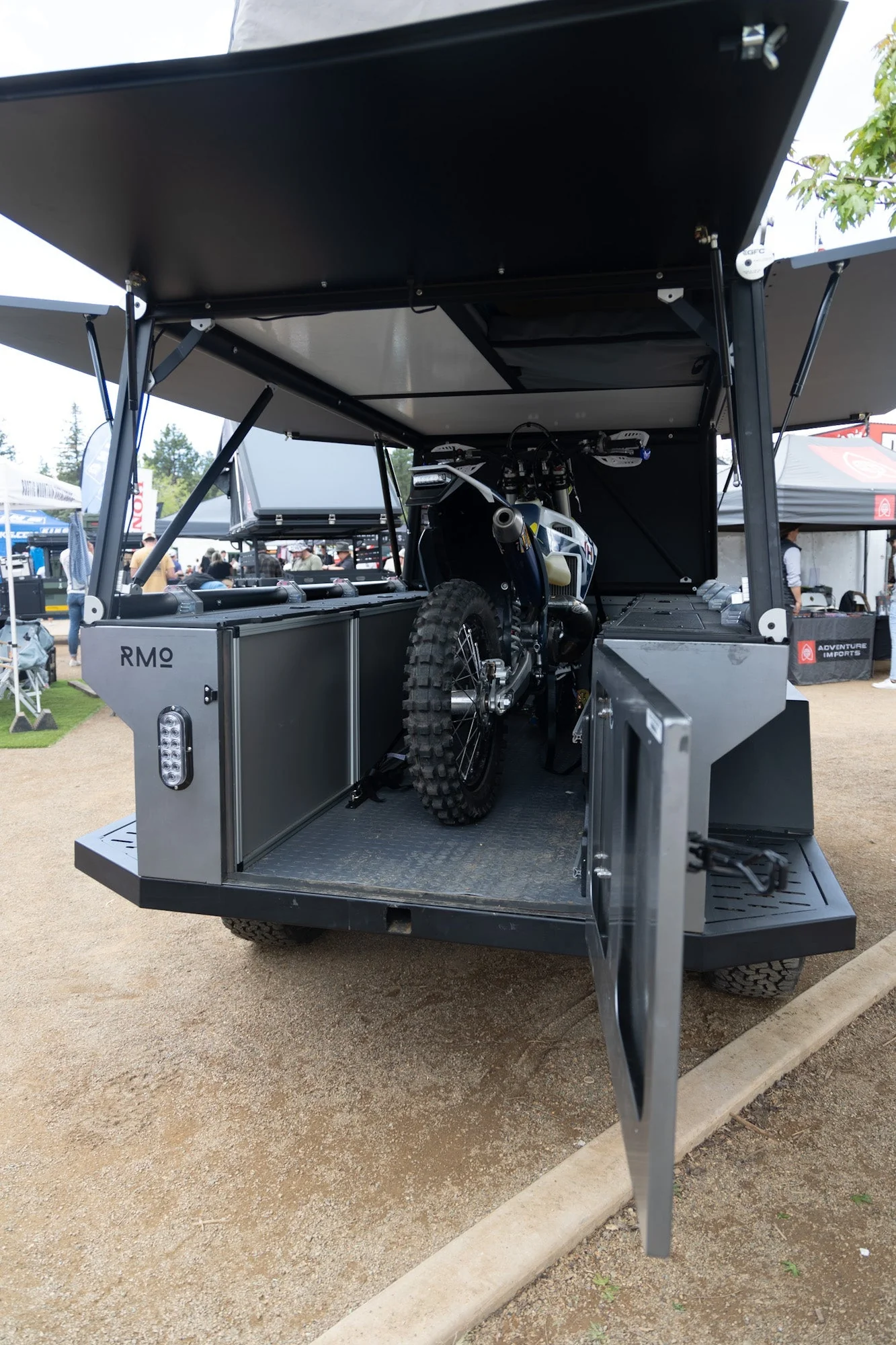 Rustic Mountain Overland Anzac GFC Moto Hauler - Driver Side Utility Module Package - Image 2