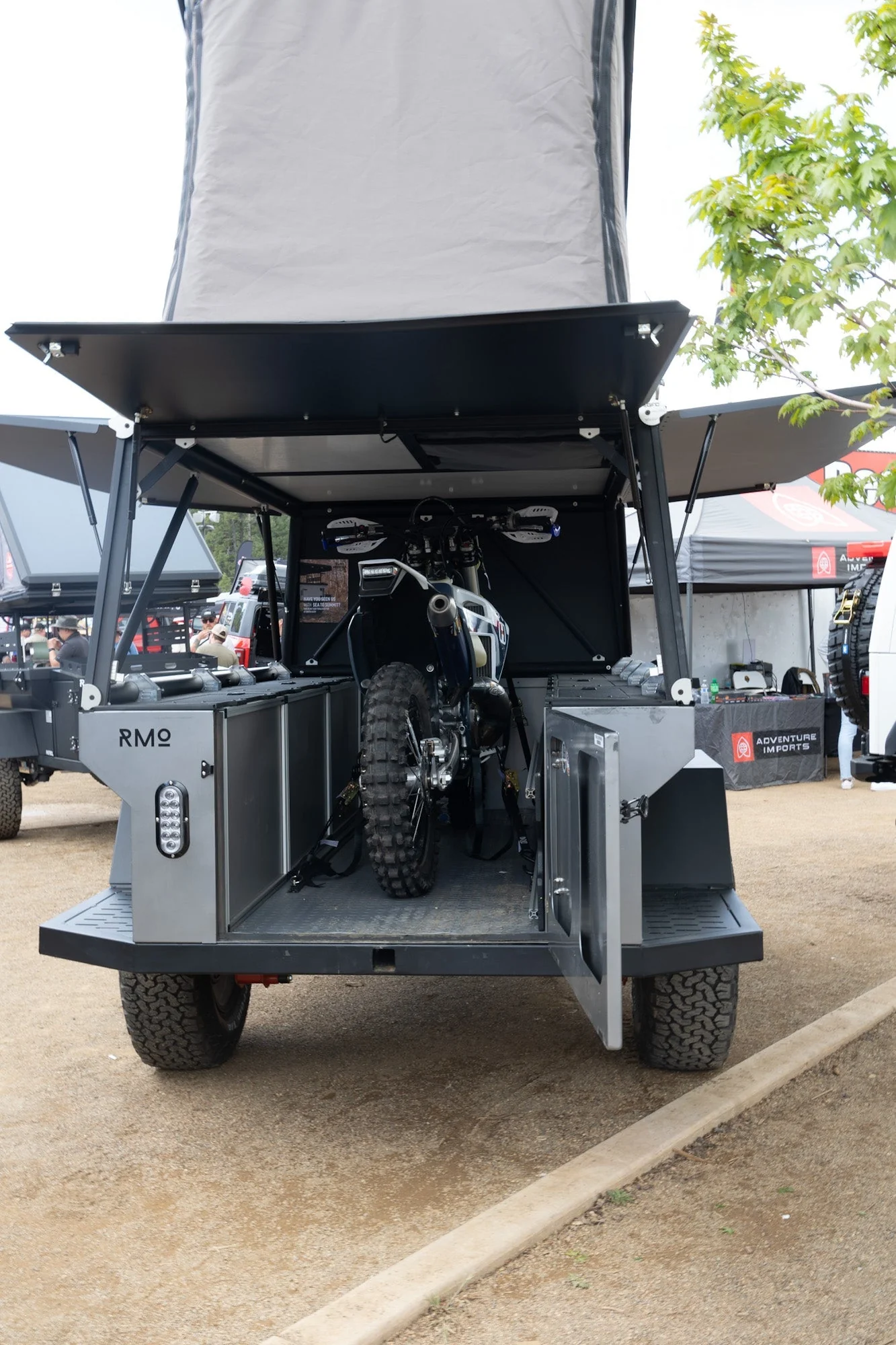 Rustic Mountain Overland Anzac GFC Moto Hauler - Driver Side Utility Module Package - Image 5