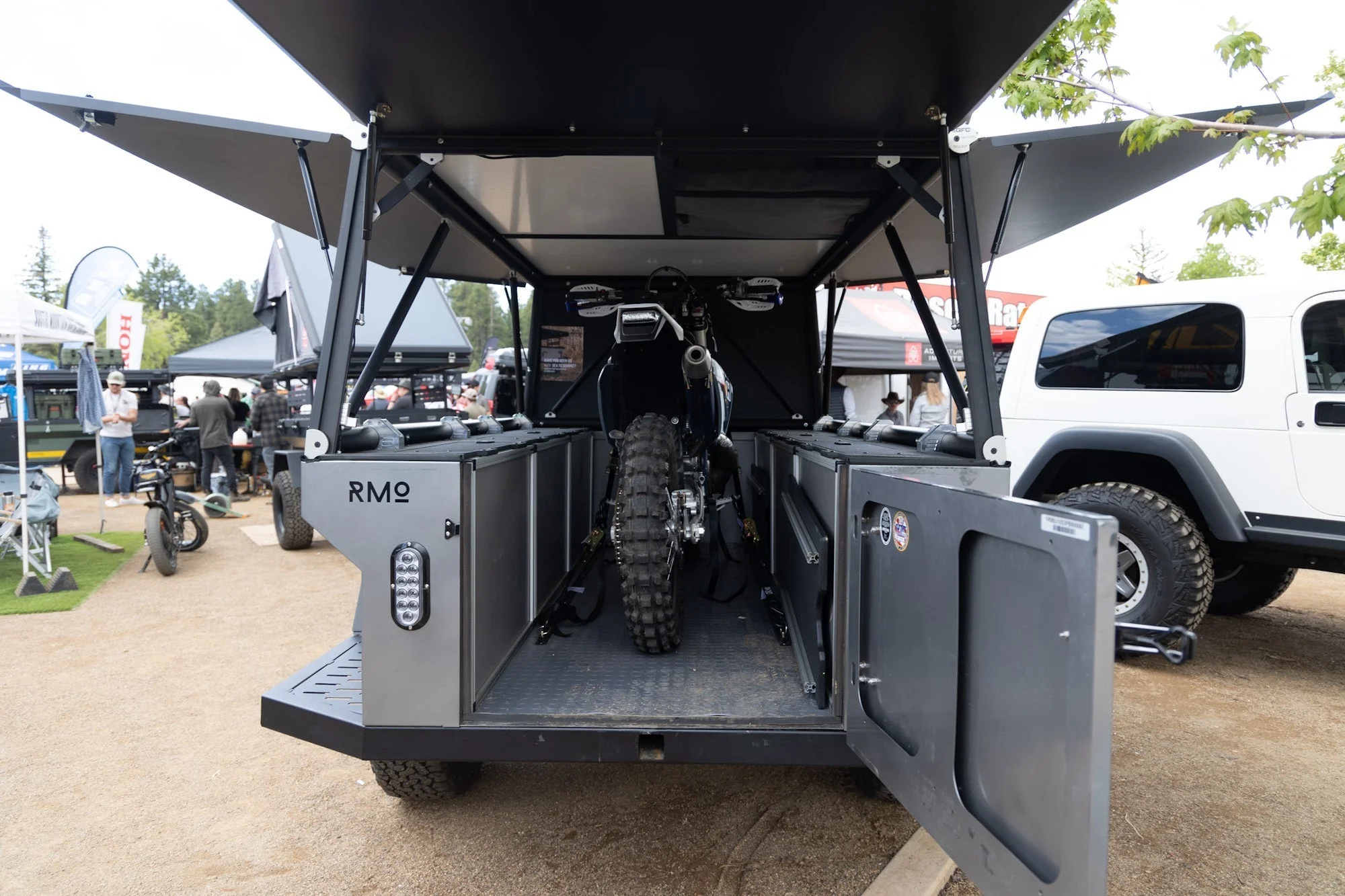 Rustic Mountain Overland Anzac GFC Moto Hauler - Passenger Side Utility Module Package - Image 2
