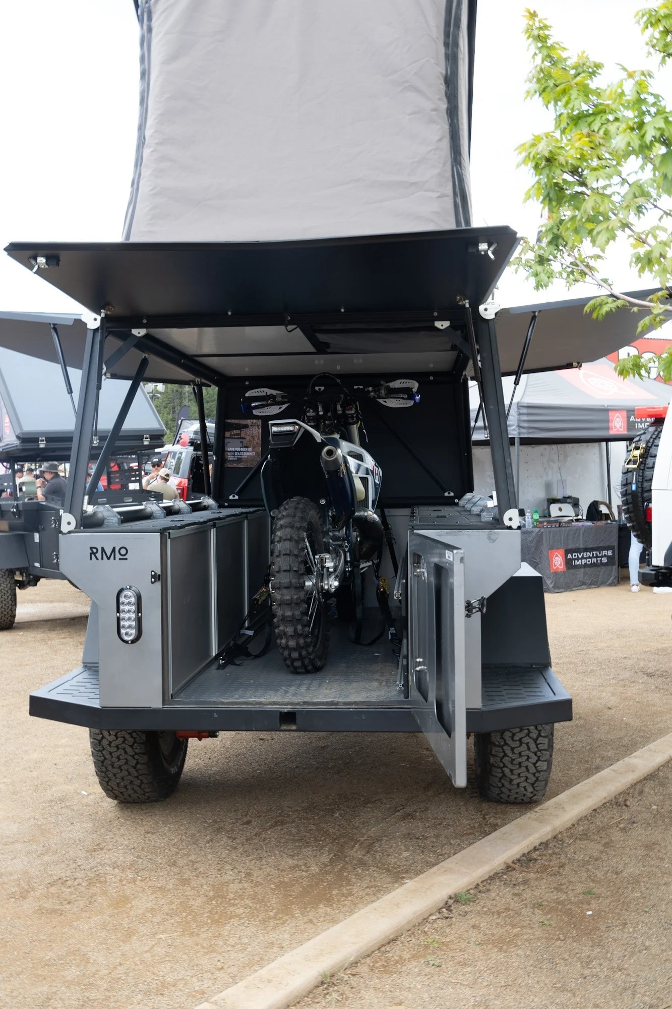 Rustic Mountain Overland Anzac GFC Moto Hauler - Passenger Side Utility Module Package - Image 6