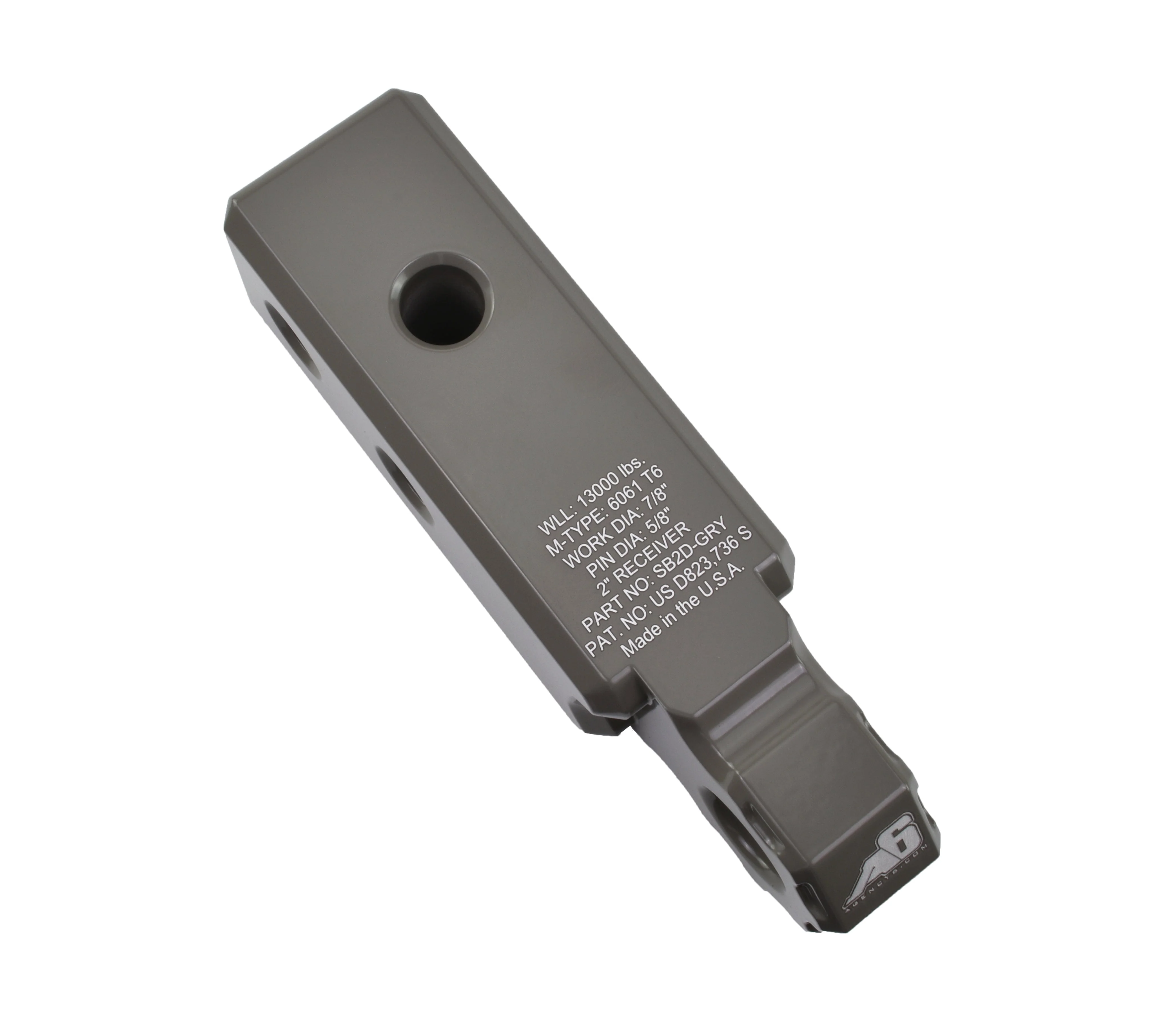 Shackle Block 2" Assembly - Grey - Image 4