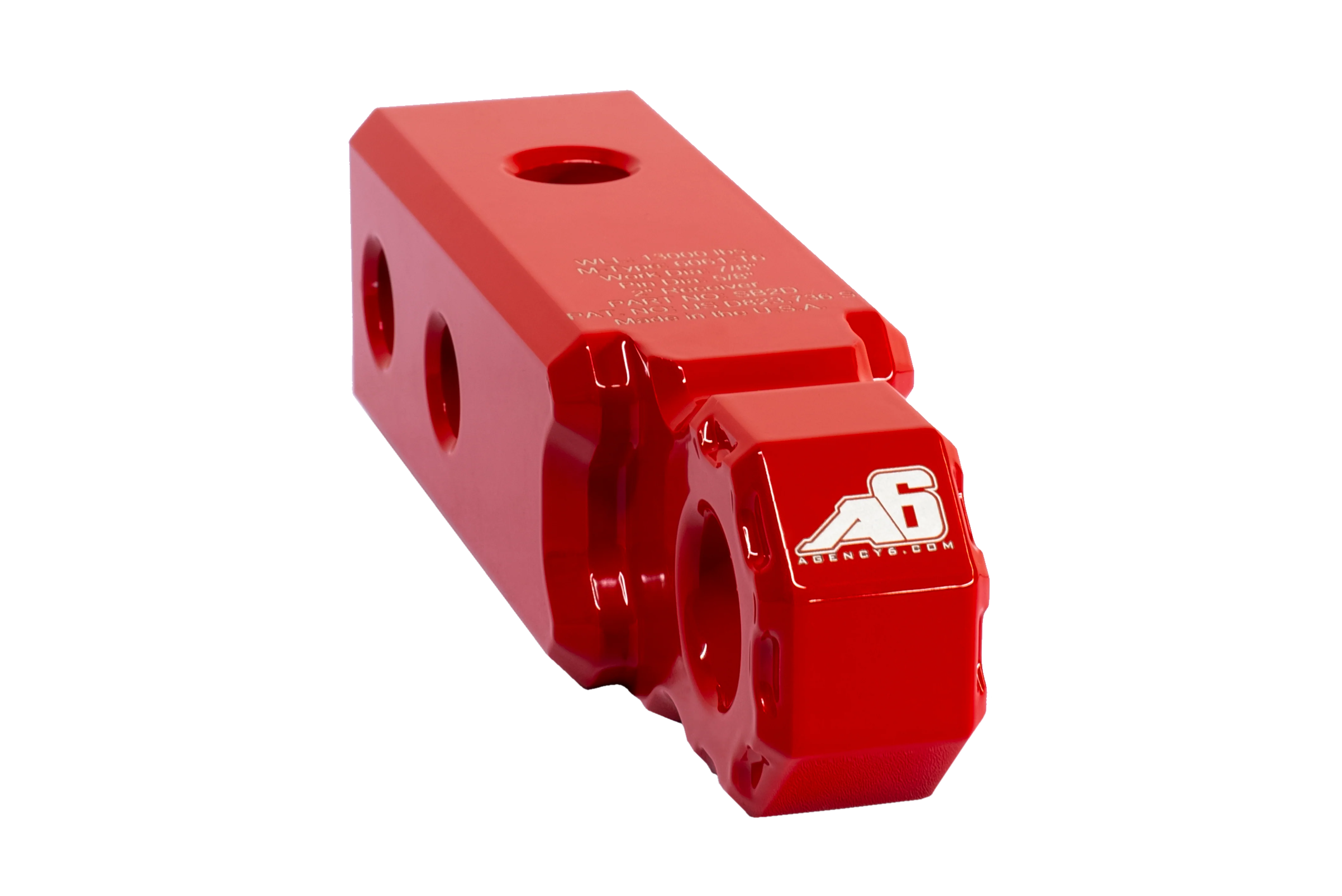 Shackle Block 2" Assembly - Red - Image 2