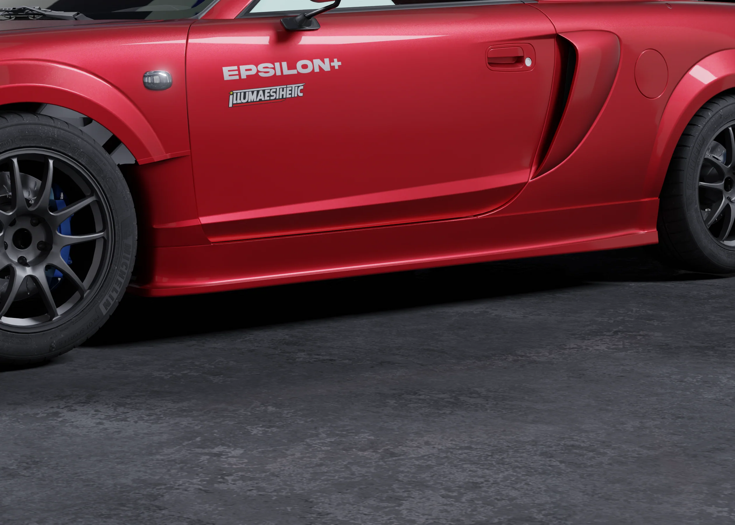 Side Skirt Fender Combo – Toyota MR2 Spyder (ZZW30, 2000-2005) - Image 7