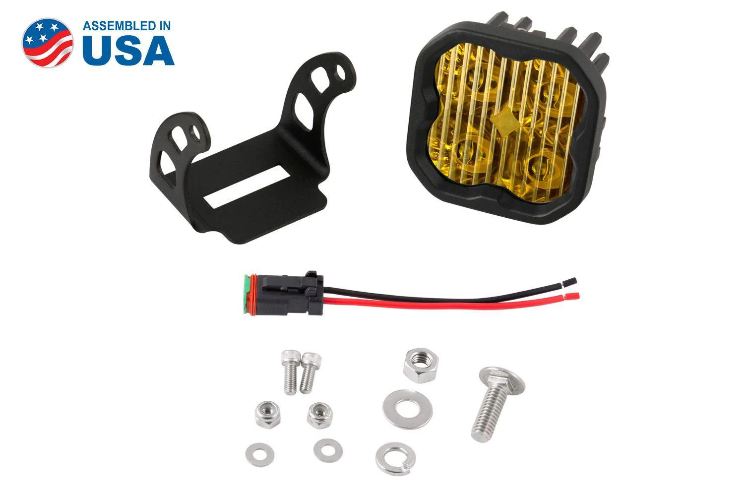 Stage Series 3" SAE/DOT Pro Standard LED Pod (one) White/Yellow - Image 6