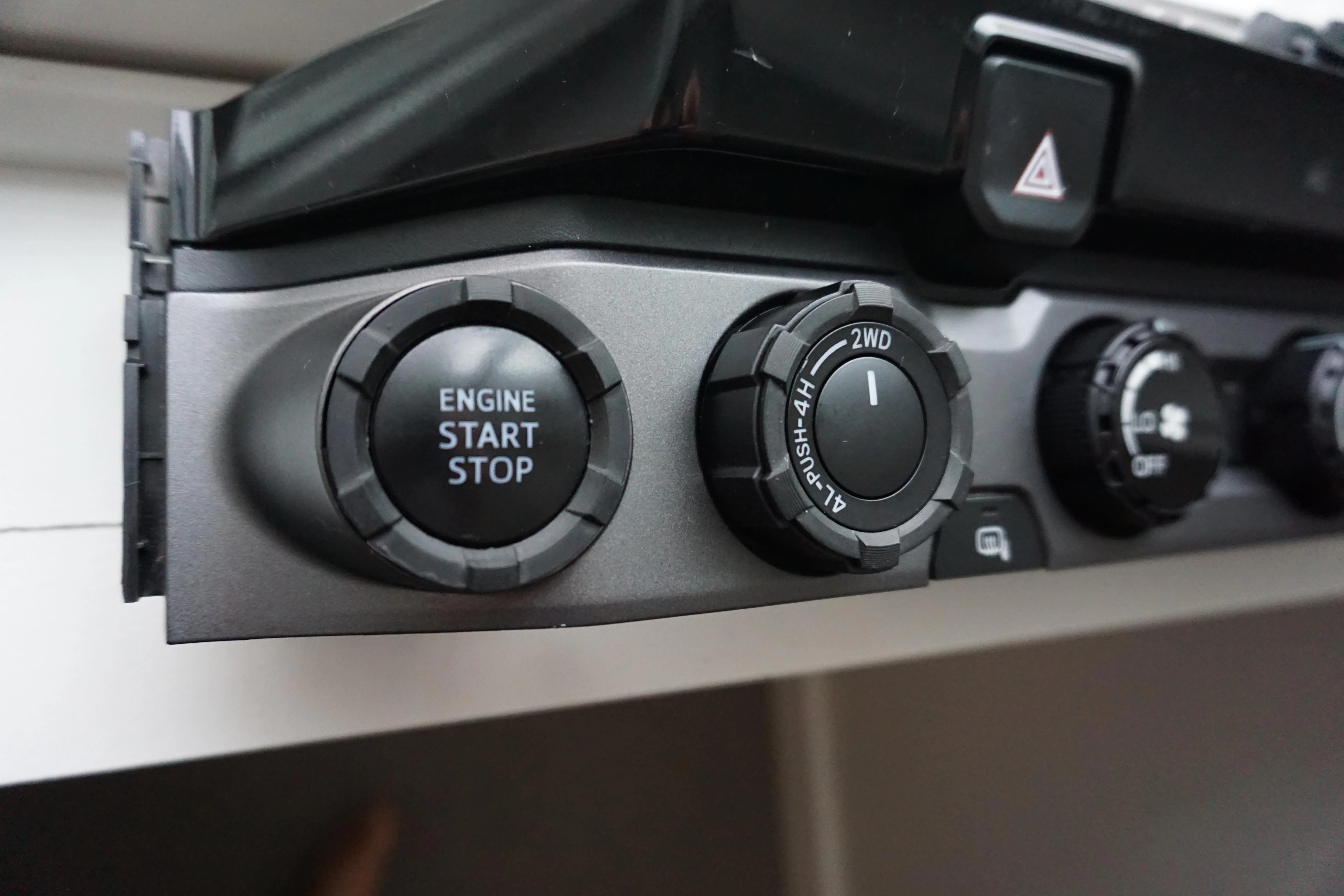 Start Button Ring + 4x4 Knob (2016-2023 Tacoma / 2020-2021 Tundra) - ARMY GREEN - Image 6