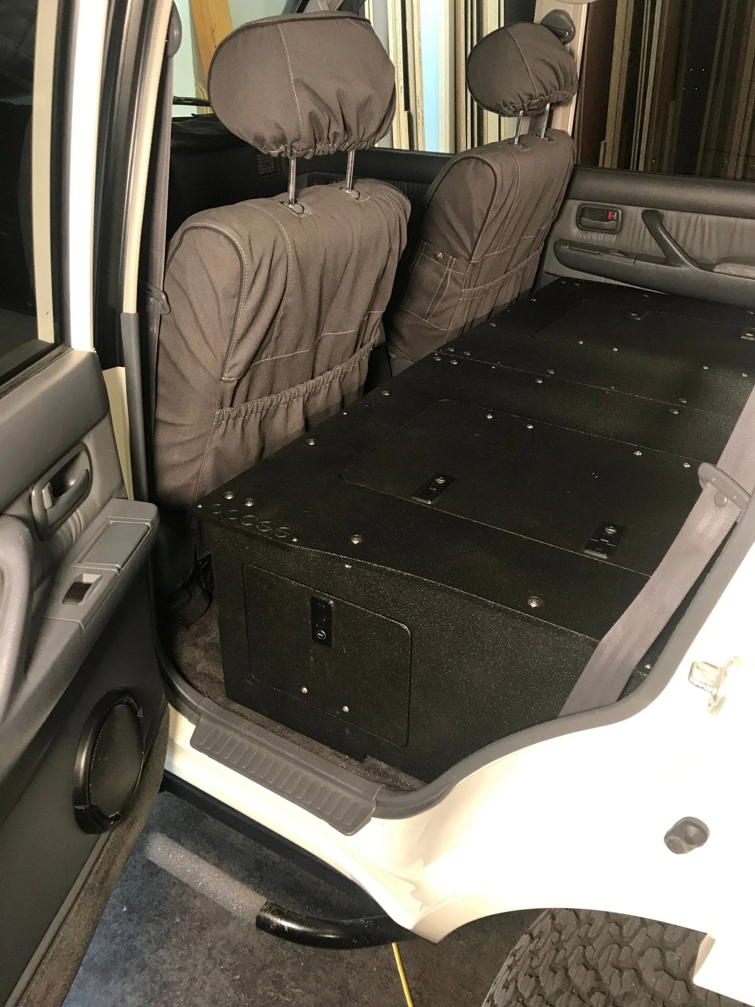 Stealth Sleep and Storage Package for Toyota Land Cruiser 1991-1997 80 Series - 43-3/8" W x 8" H x 40" D - Image 16