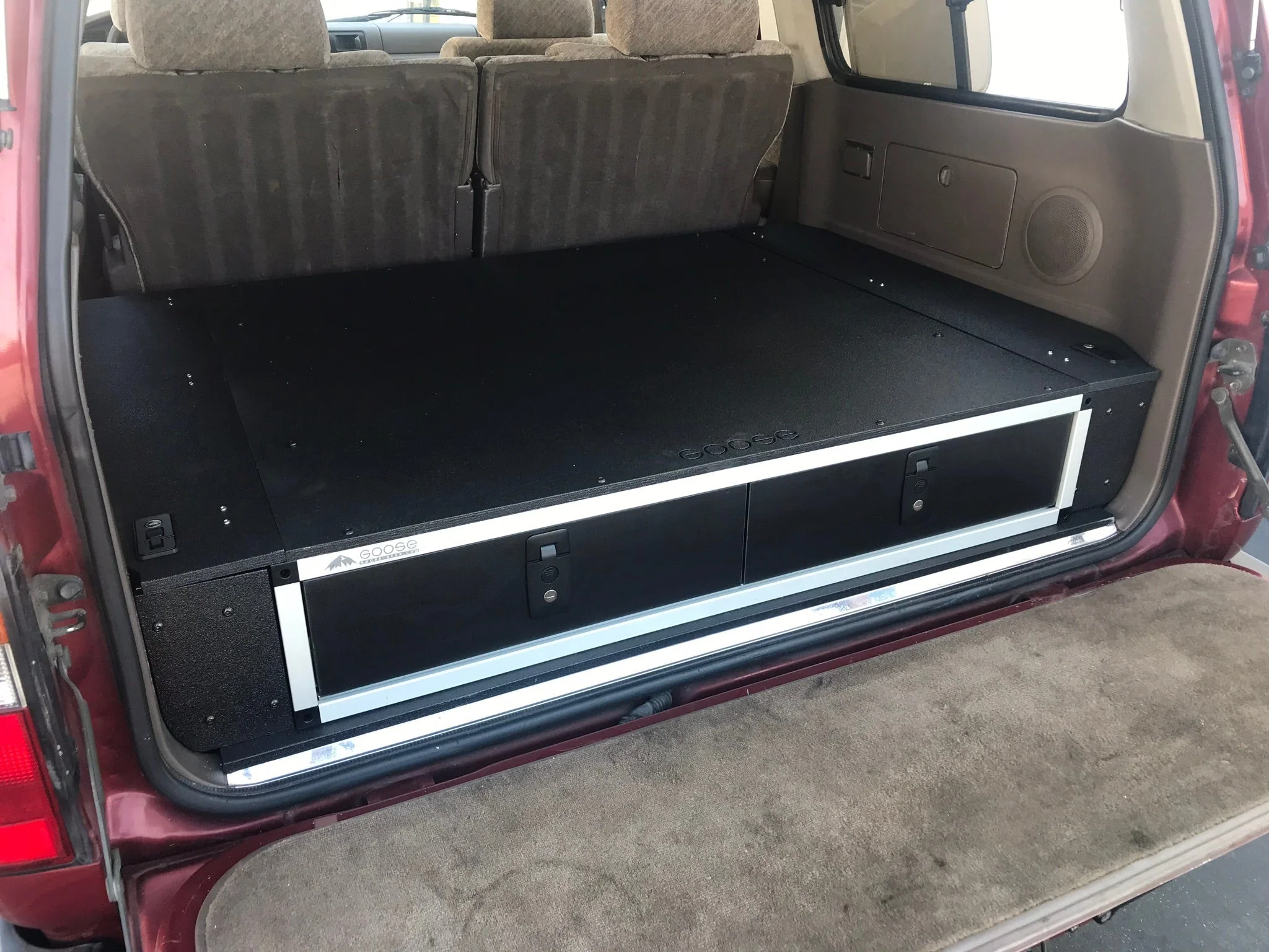 Stealth Sleep and Storage Package for Toyota Land Cruiser 1991-1997 80 Series - 43-3/8" W x 8" H x 40" D - Image 2
