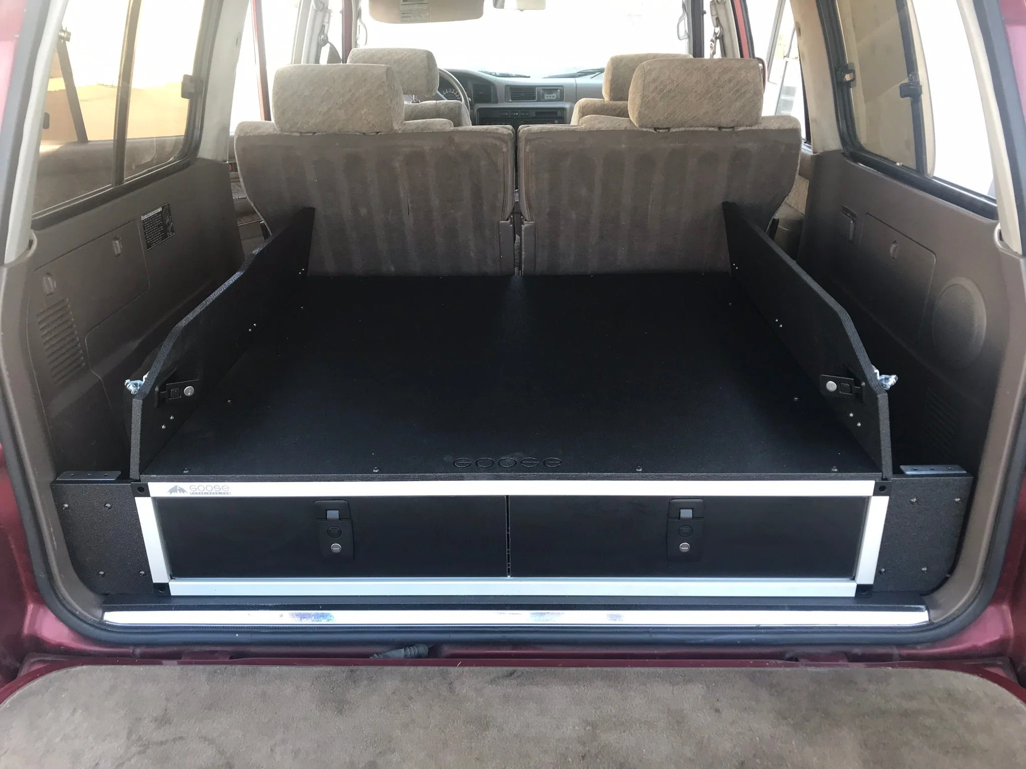 Stealth Sleep and Storage Package for Toyota Land Cruiser 1991-1997 80 Series - 43-3/8" W x 8" H x 40" D - Image 4