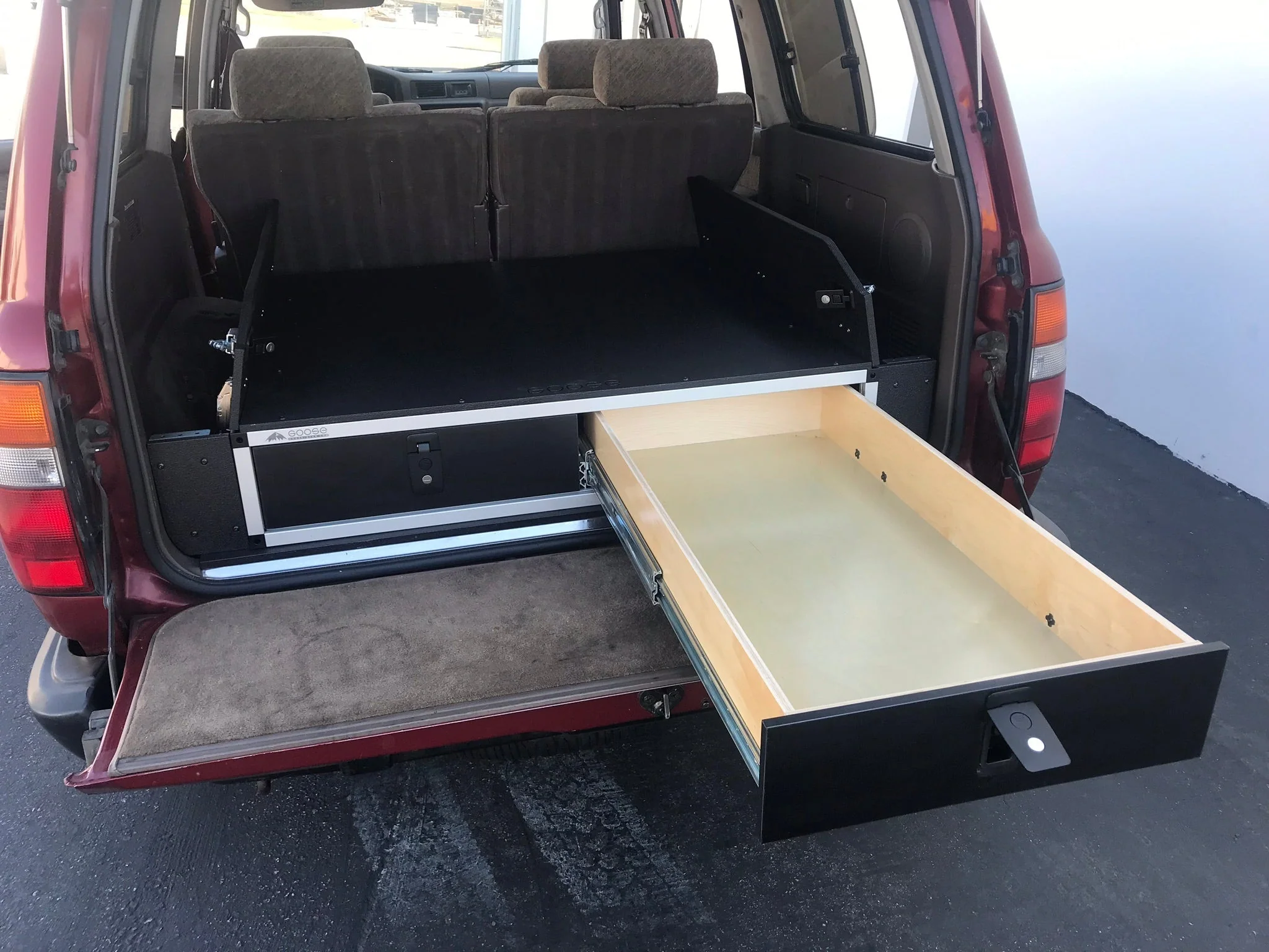 Stealth Sleep and Storage Package for Toyota Land Cruiser 1991-1997 80 Series - 43-3/8" W x 8" H x 40" D - Image 5
