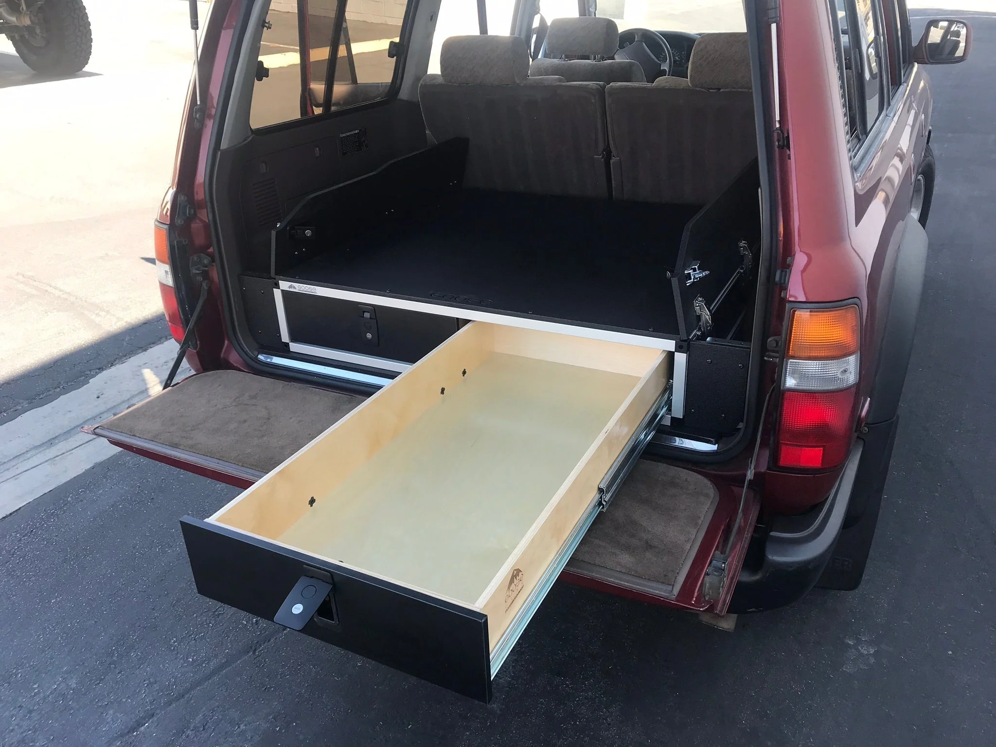 Stealth Sleep and Storage Package for Toyota Land Cruiser 1991-1997 80 Series - 43-3/8" W x 8" H x 40" D - Image 6