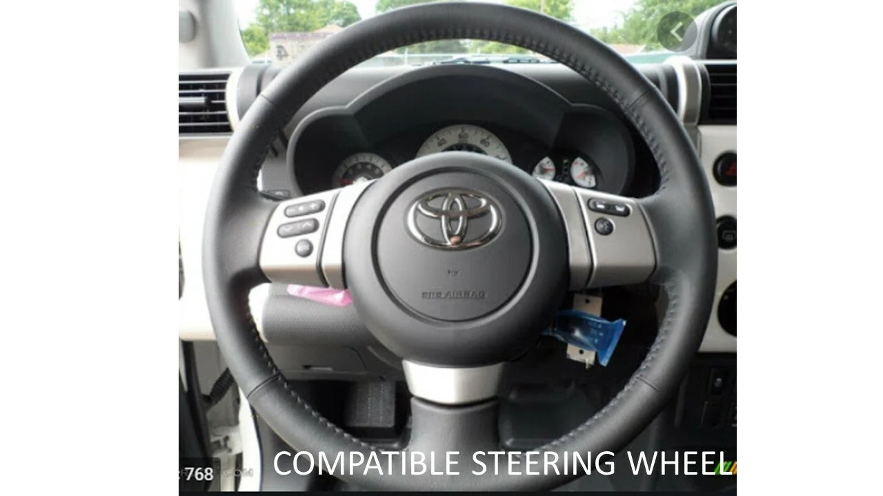Steering Wheel Emblem Overlay (Select Toyota Models) - CEMENT - AJT DESIGN - Image 10