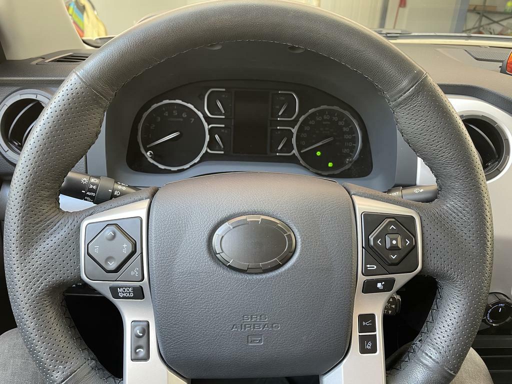 Steering Wheel Emblem Overlay (Select Toyota Models) - CEMENT - BLANK - Image 3