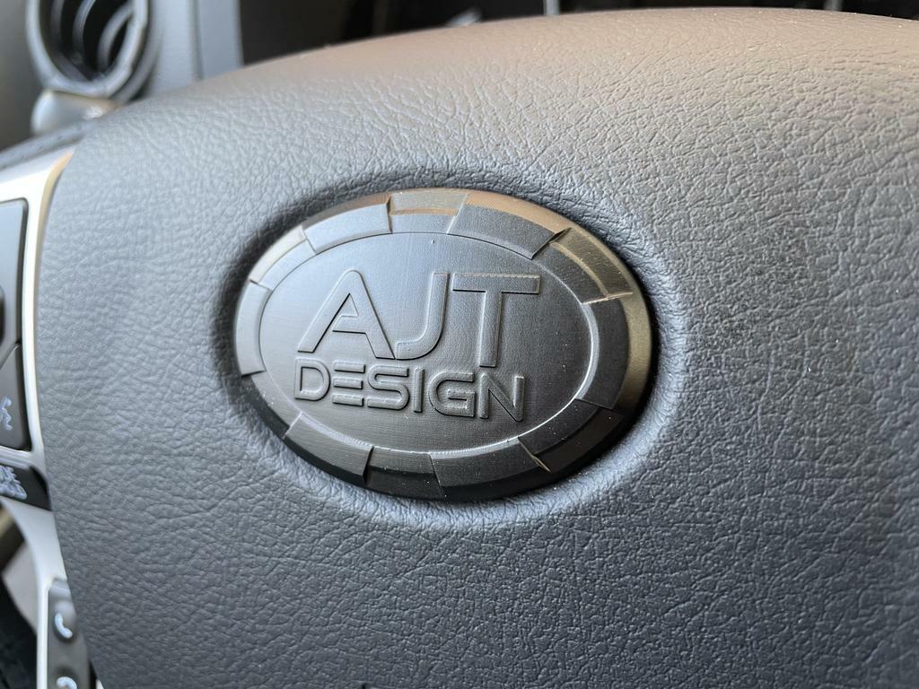 Steering Wheel Emblem Overlay (Select Toyota Models) - VOODOO BLUE - AJT DESIGN - Image 5