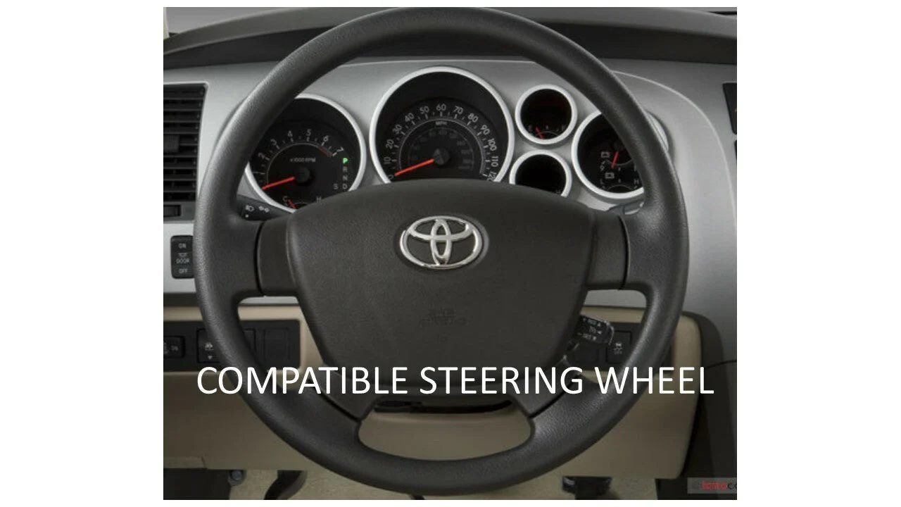 Steering Wheel Emblem Overlay (Select Toyota Models) - VOODOO BLUE - BLANK - Image 6