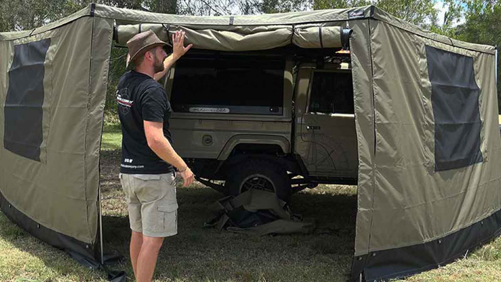 The Bush Company 180 XT MAX Awning Wall Kit - Image 2